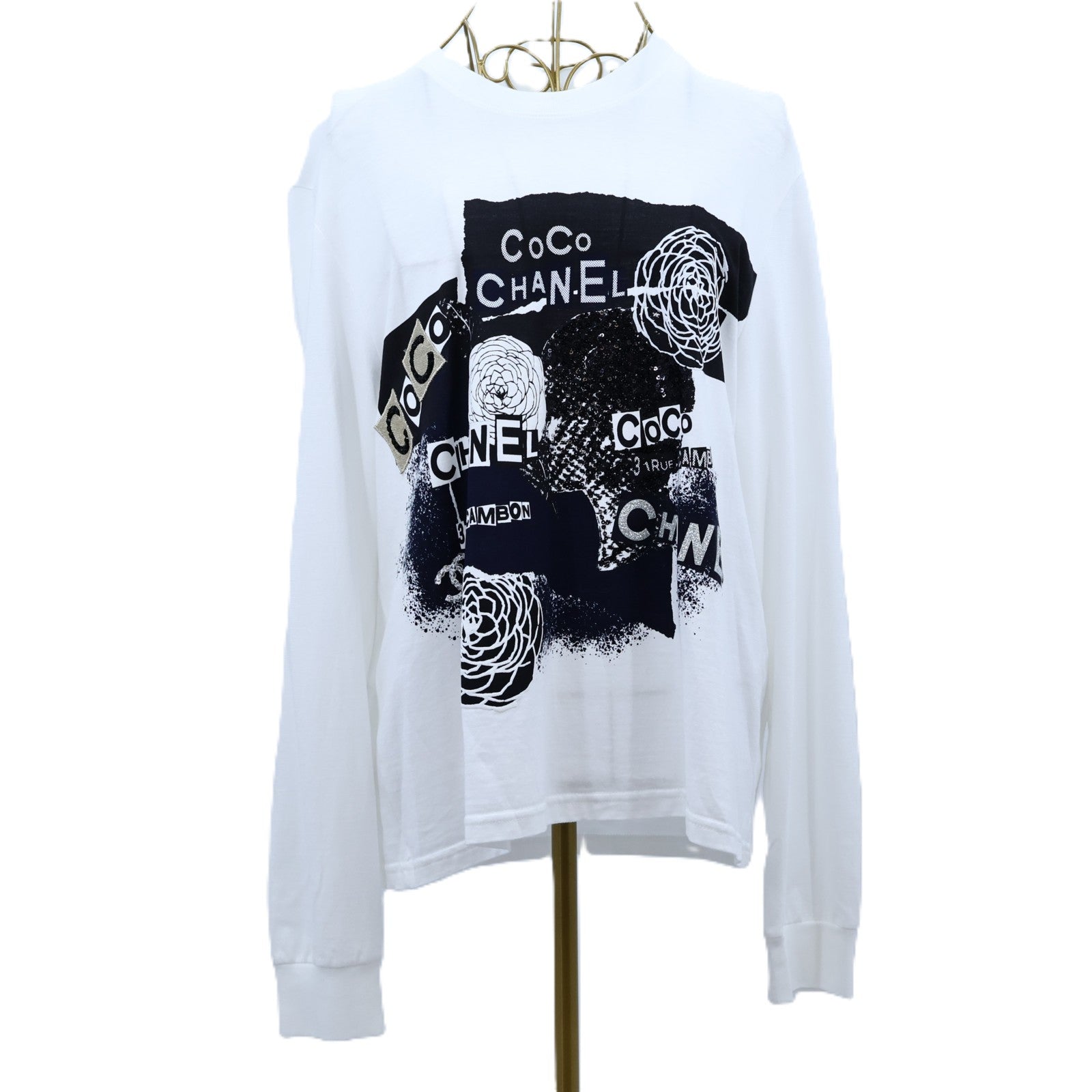 CHANEL Cotton Long Sleeves T-Shirt上衣