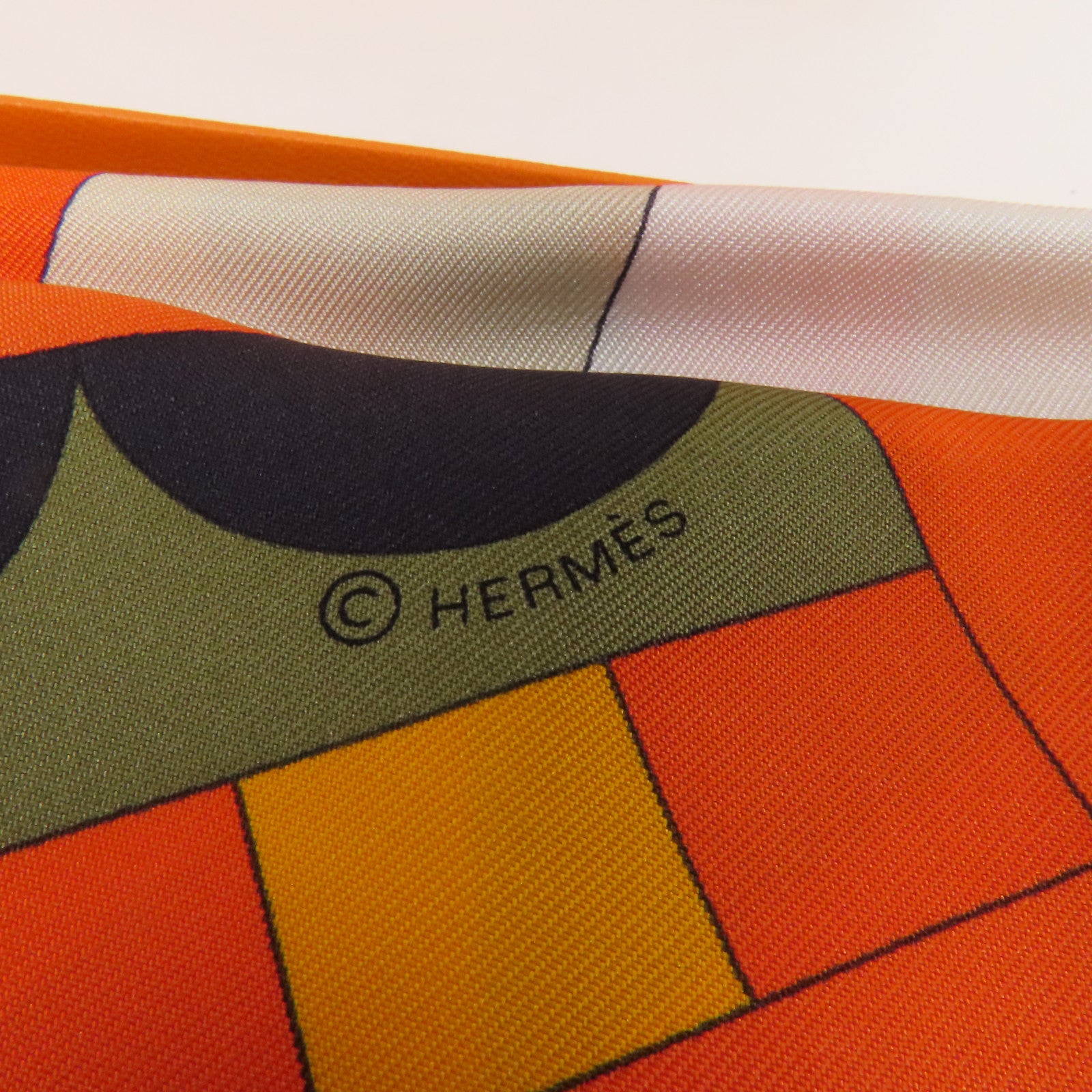 HERMES 絲質Scarf 90X90絲巾
