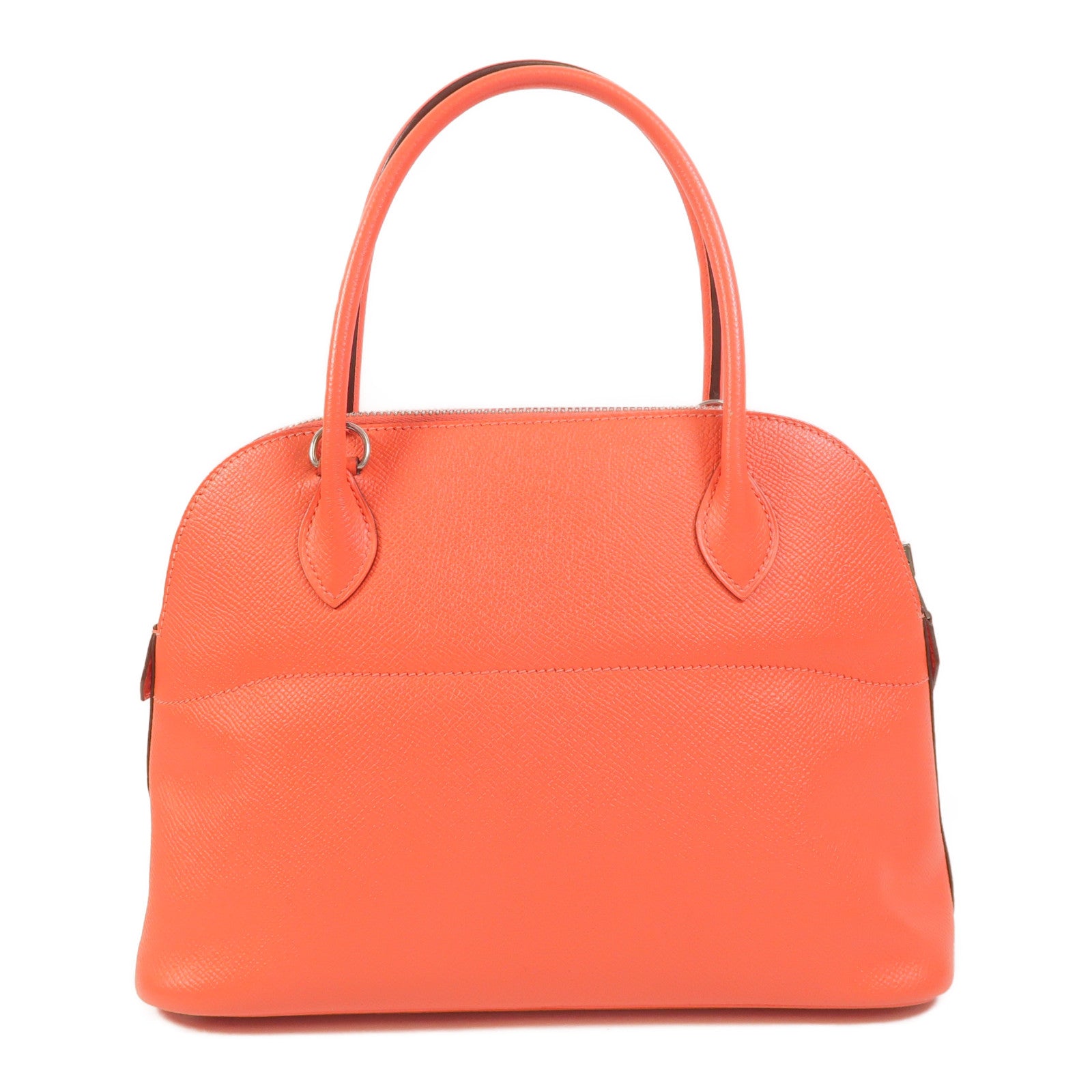 HERMES Epsom皮革Bolide 27銀扣手挽肩背兩用袋