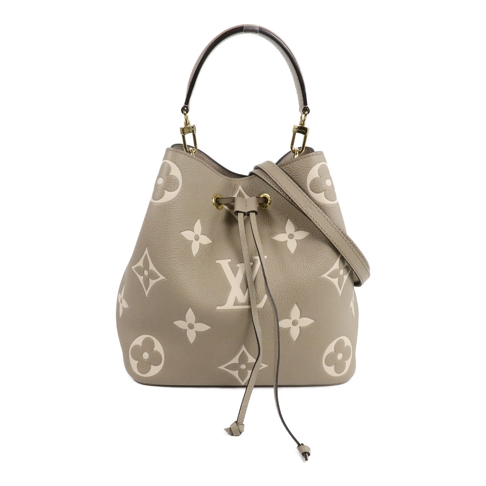LOUIS VUITTON Monogram Empreinte Neo Noe MM手挽肩背兩用袋