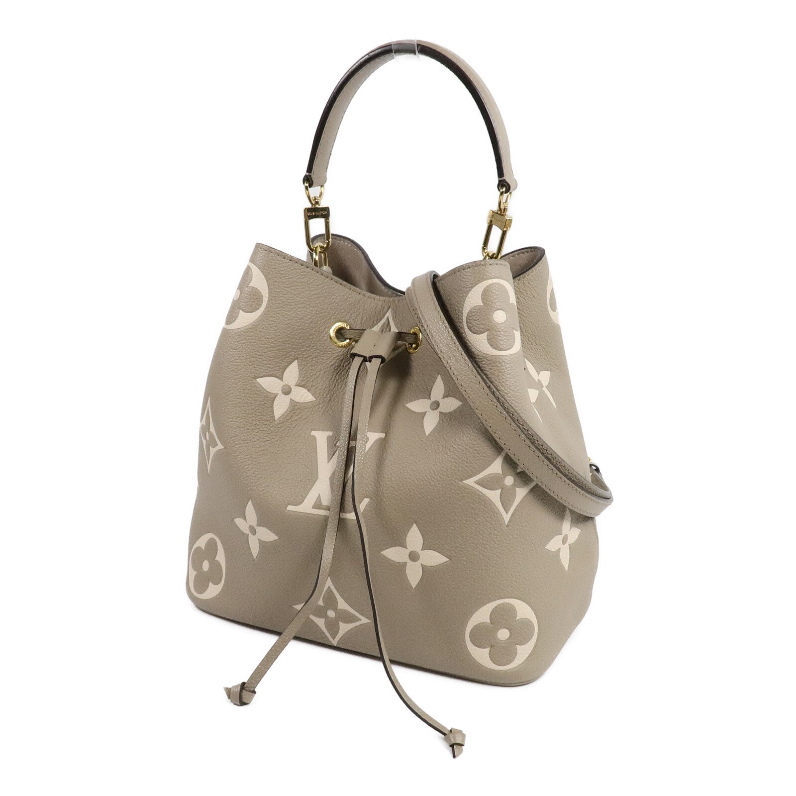LOUIS VUITTON Monogram Empreinte Neo Noe MM手挽肩背兩用袋