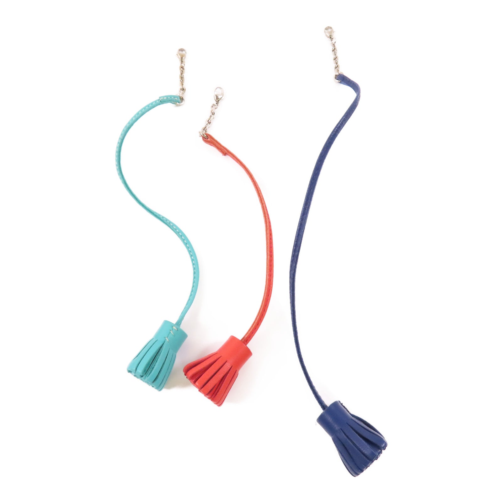 HERMES PHW Pagemarker Veau Swift Leather Navy Red Green