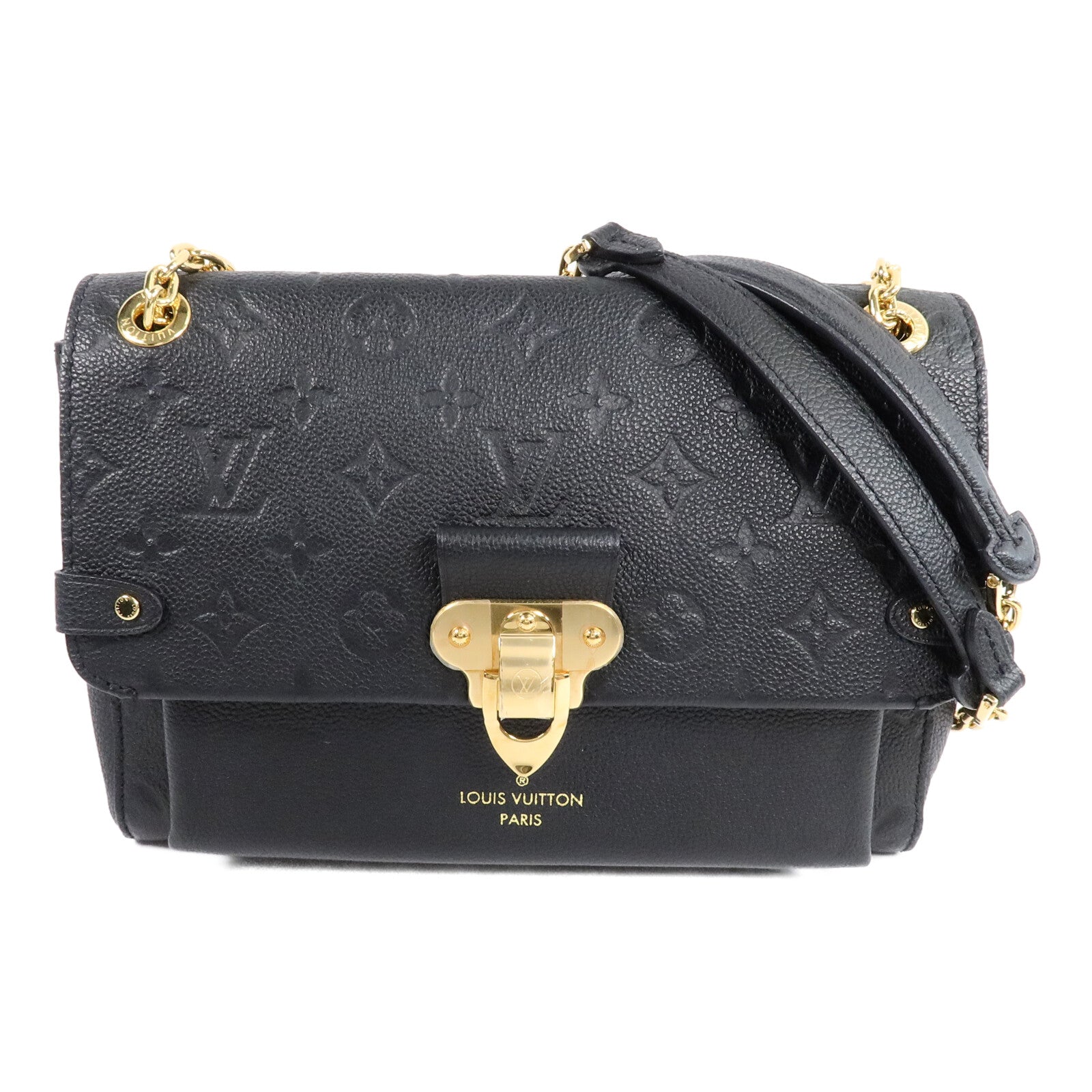 LOUIS VUITTON Monogram Empreinte Vavin PM金扣肩背袋