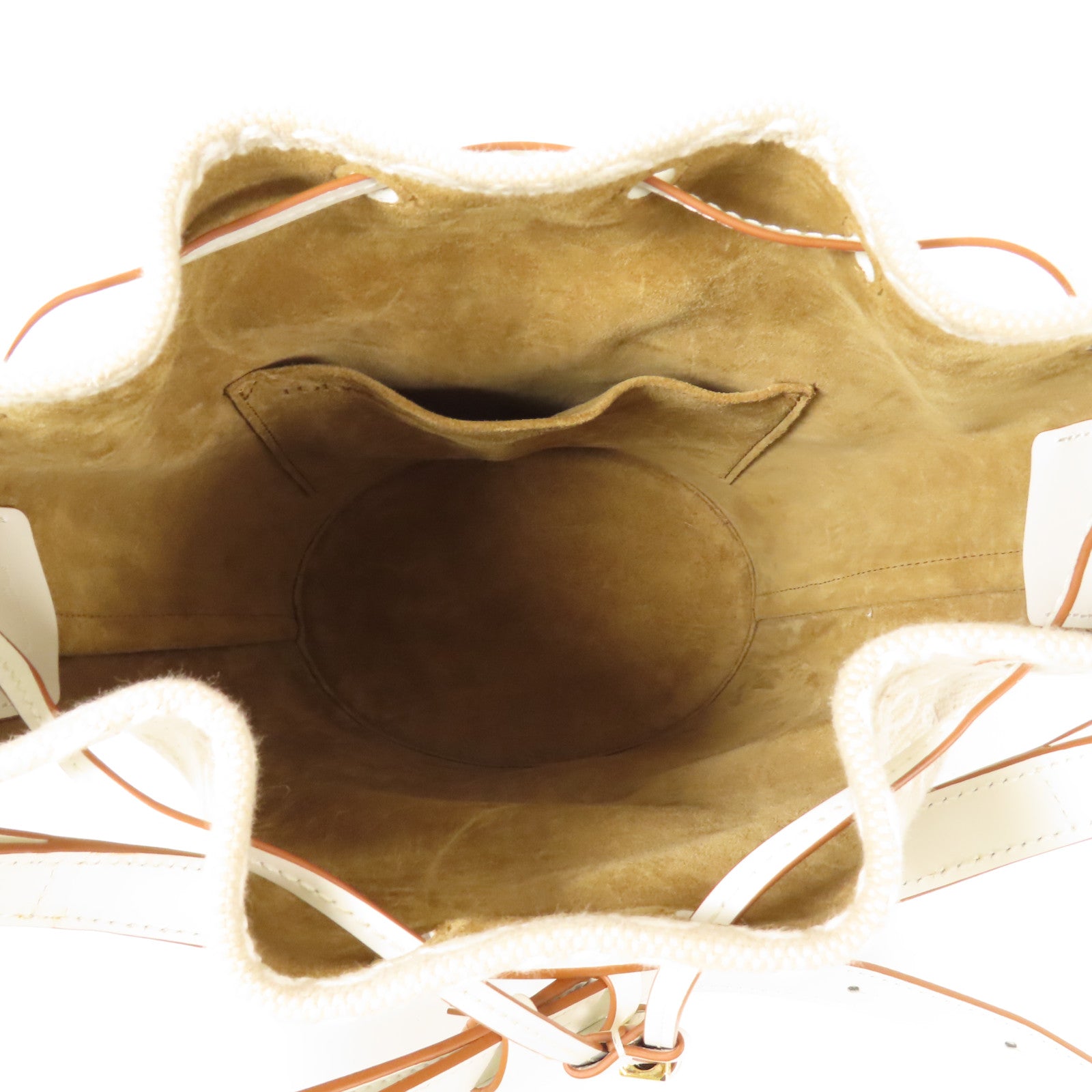 LOEWE 帆布/牛皮皮革Balloon Anagram手挽肩背兩用袋