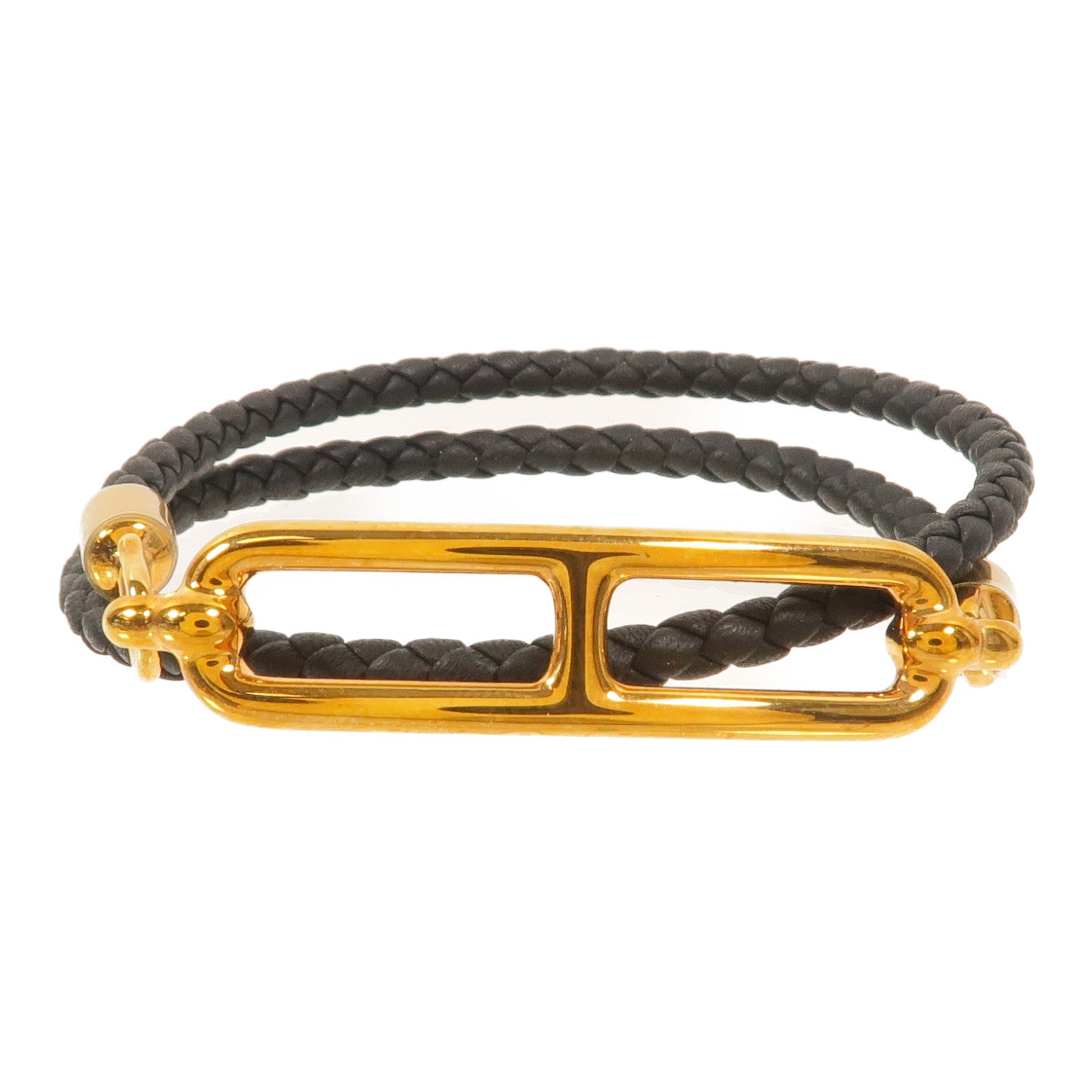 HERMES Swift皮革Roulis Double Tour Bracelet手鏈