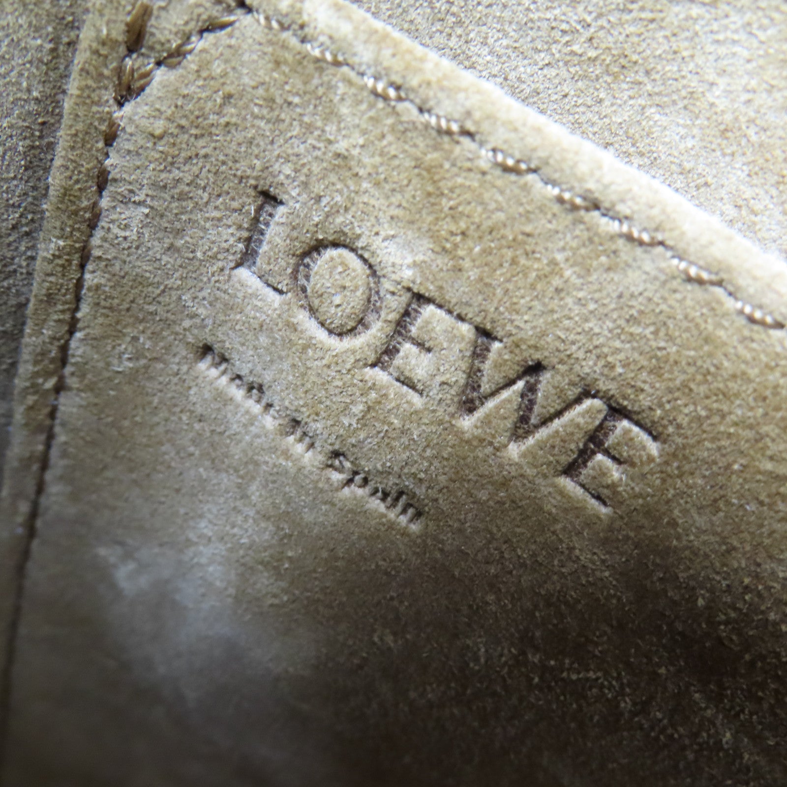 LOEWE 帆布/牛皮皮革Balloon Anagram手挽肩背兩用袋