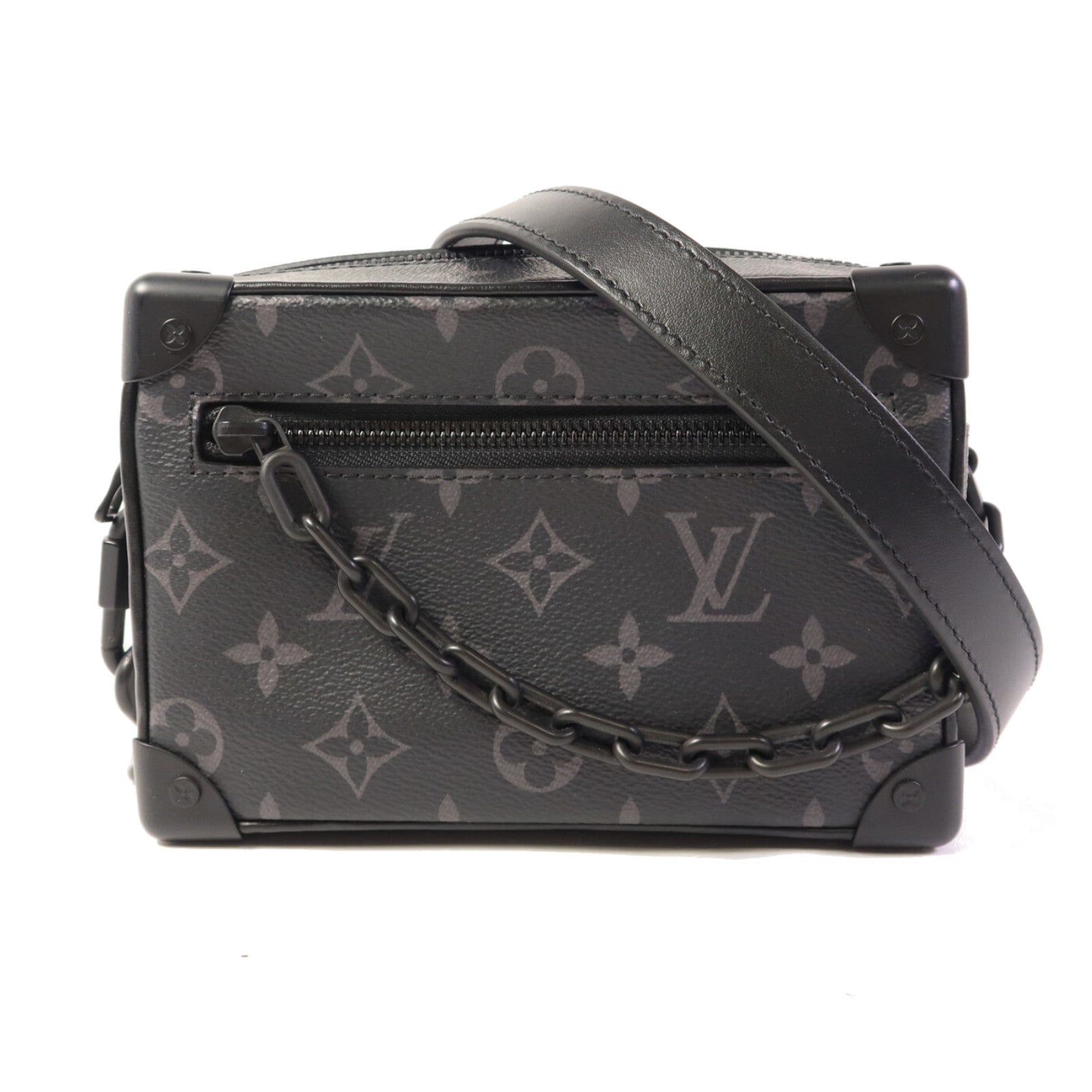 LOUIS VUITTON Monogram Eclipse Mini Soft Trunk肩背袋