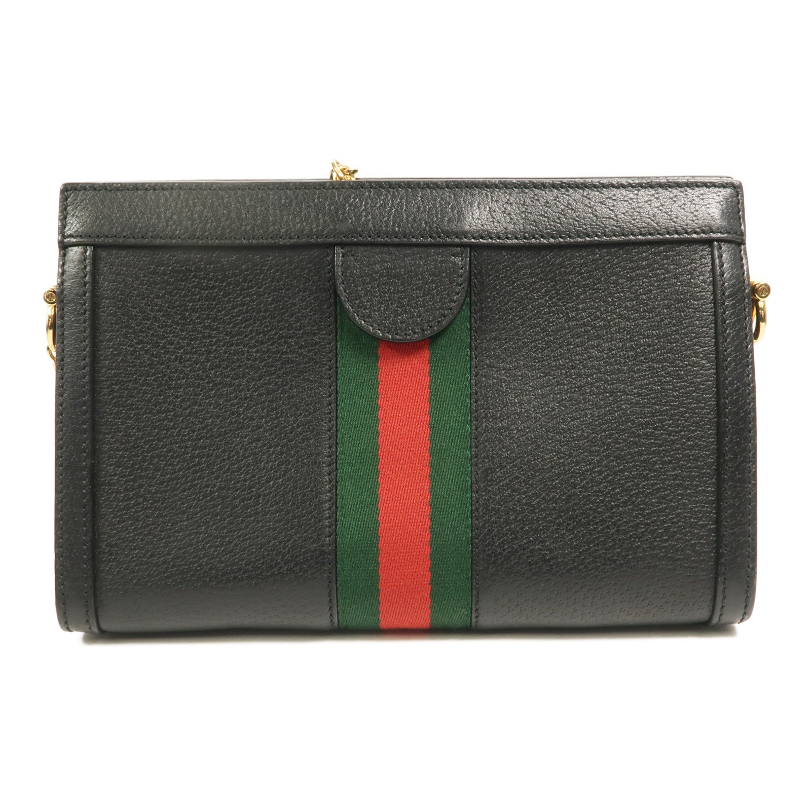 GUCCI 牛皮皮革Ophidia GG鏈帶肩背袋