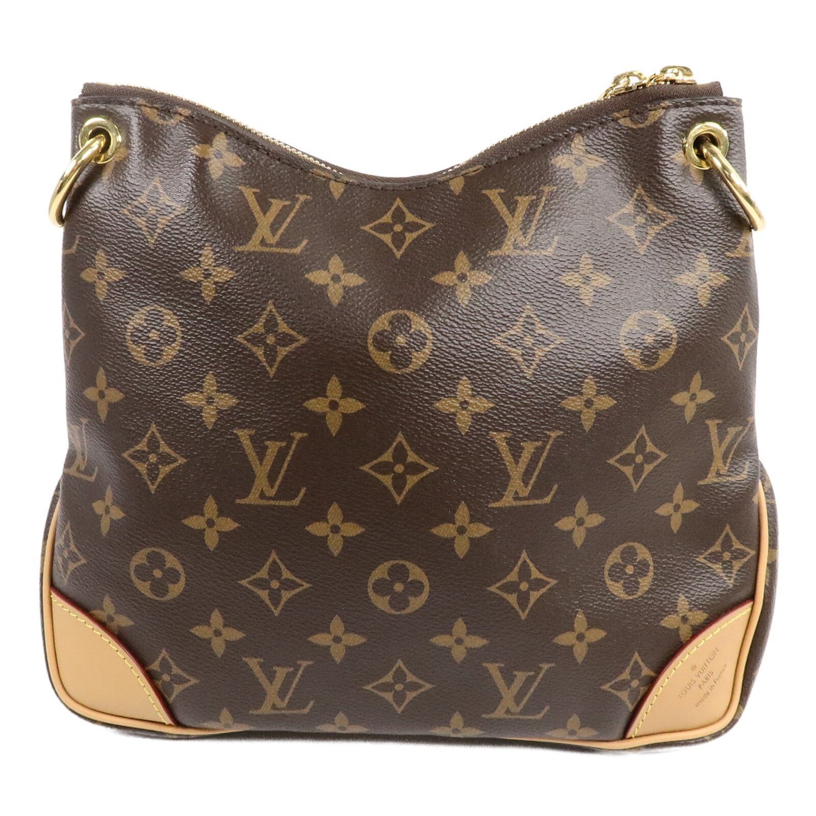 LOUIS VUITTON Monogram Odeon PM金扣肩背袋