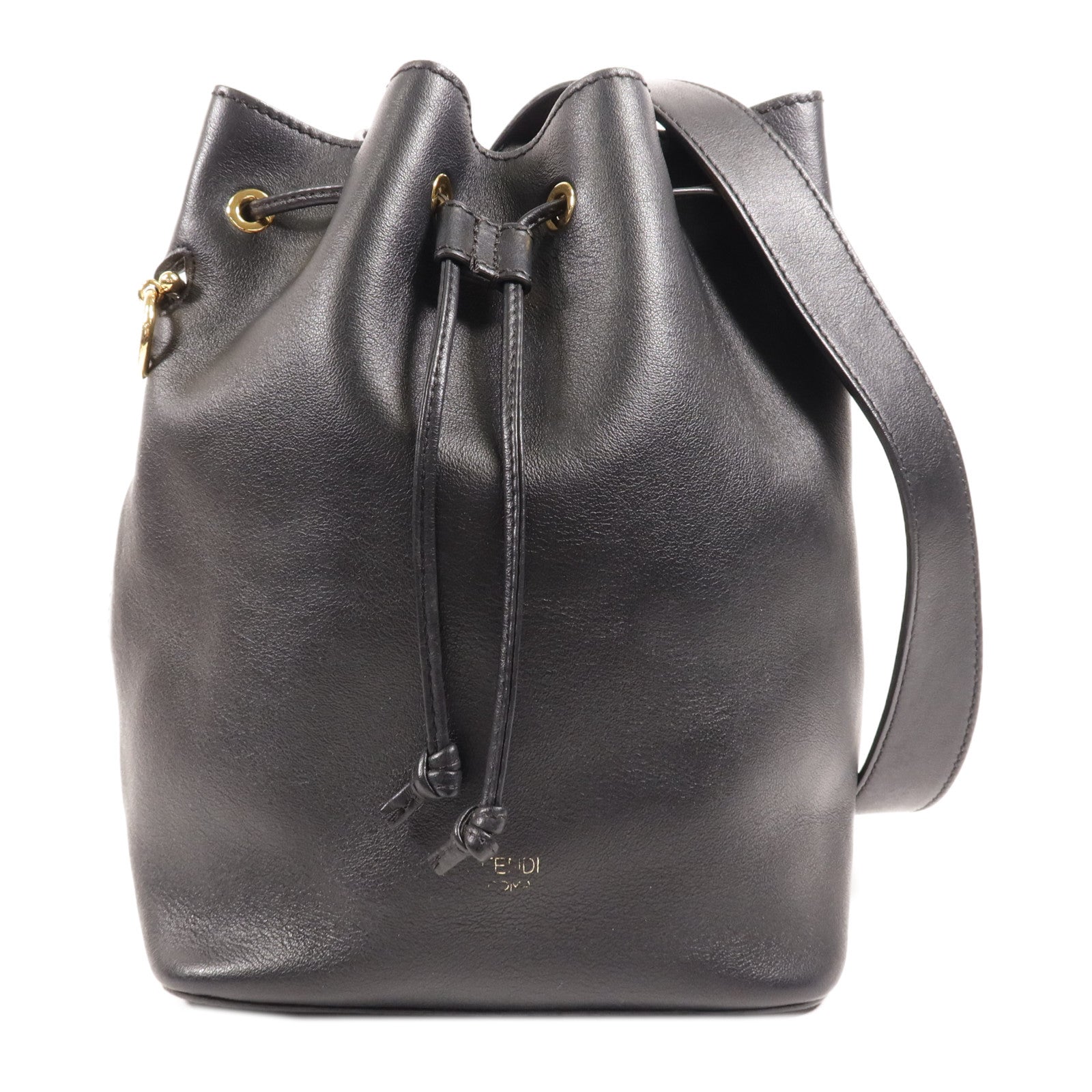 FENDI 【激減優惠】牛皮皮革Shoulder Bag金扣肩背袋