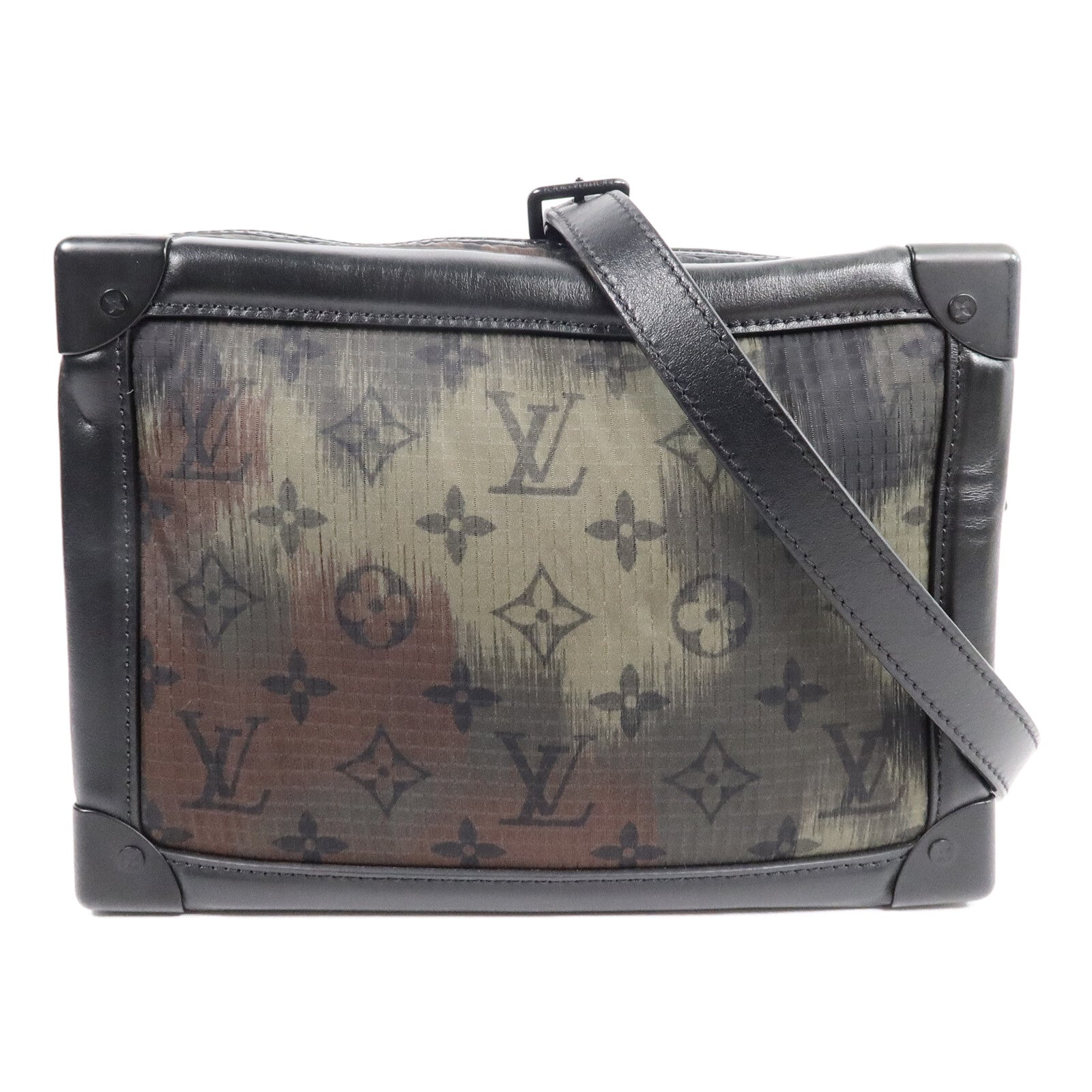 LOUIS VUITTON Monogram Camouflage Soft Trunk肩背袋