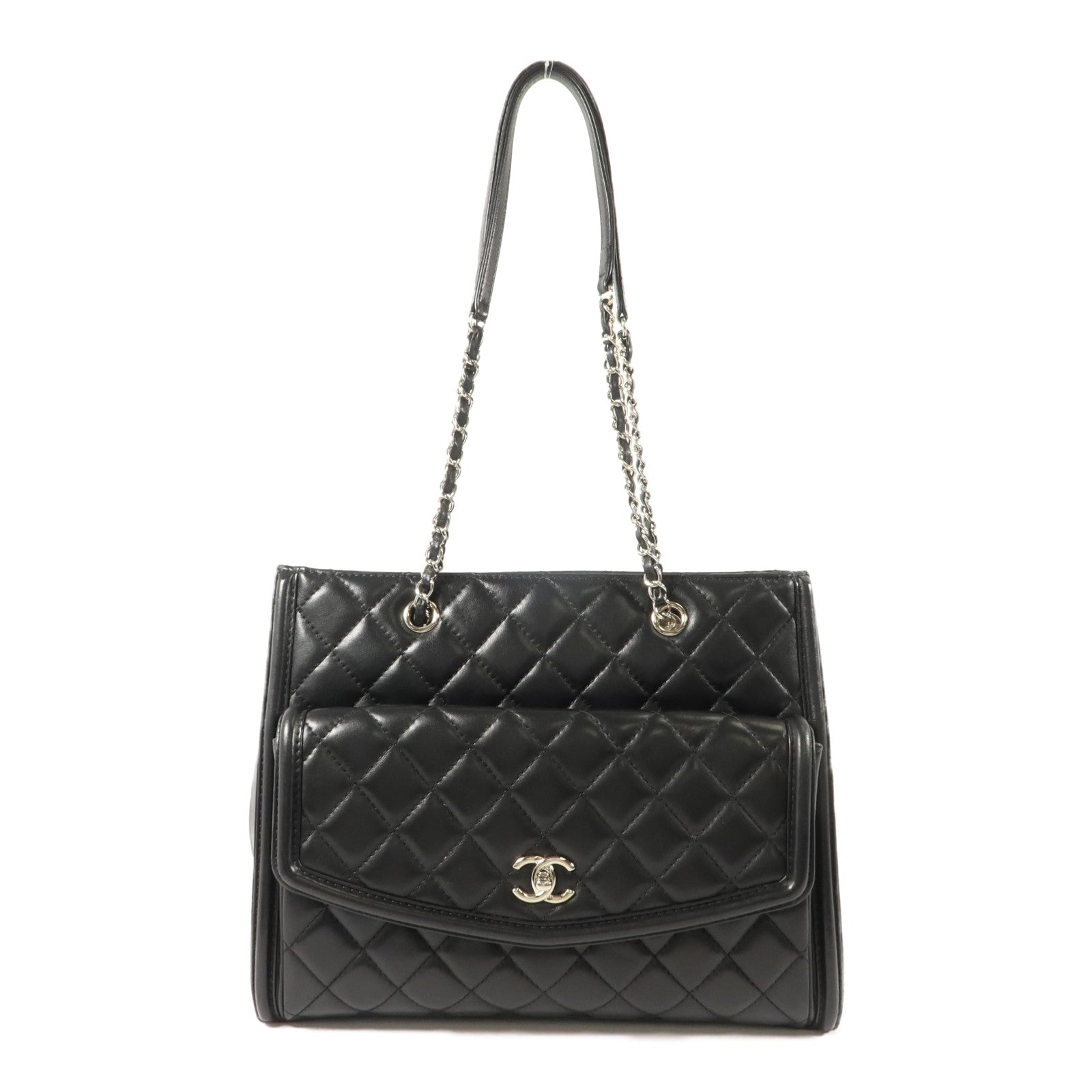 CHANEL 羊皮皮革Shoulder Bag鏈帶肩背袋