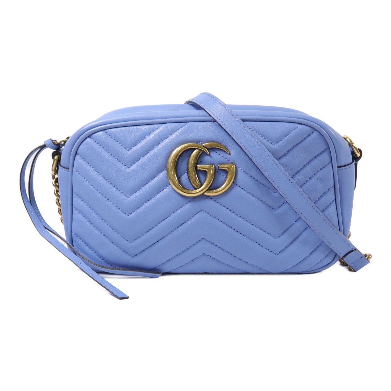 GUCCI 牛皮皮革GG Marmont肩背袋