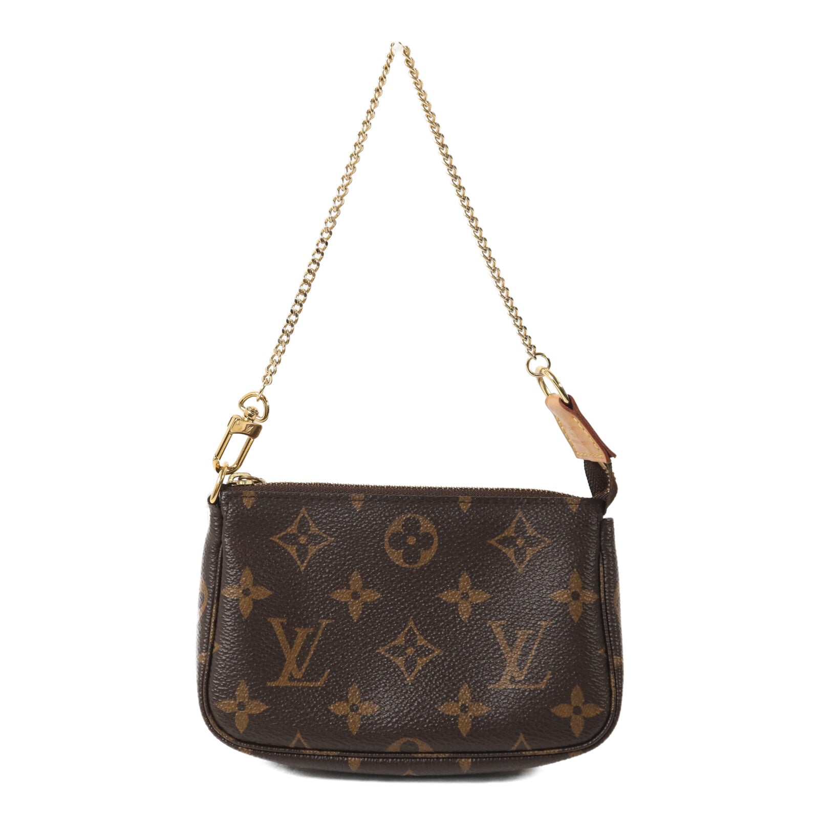 LOUIS VUITTON Monogram Mini Pochette Accessoires鏈帶手挽袋