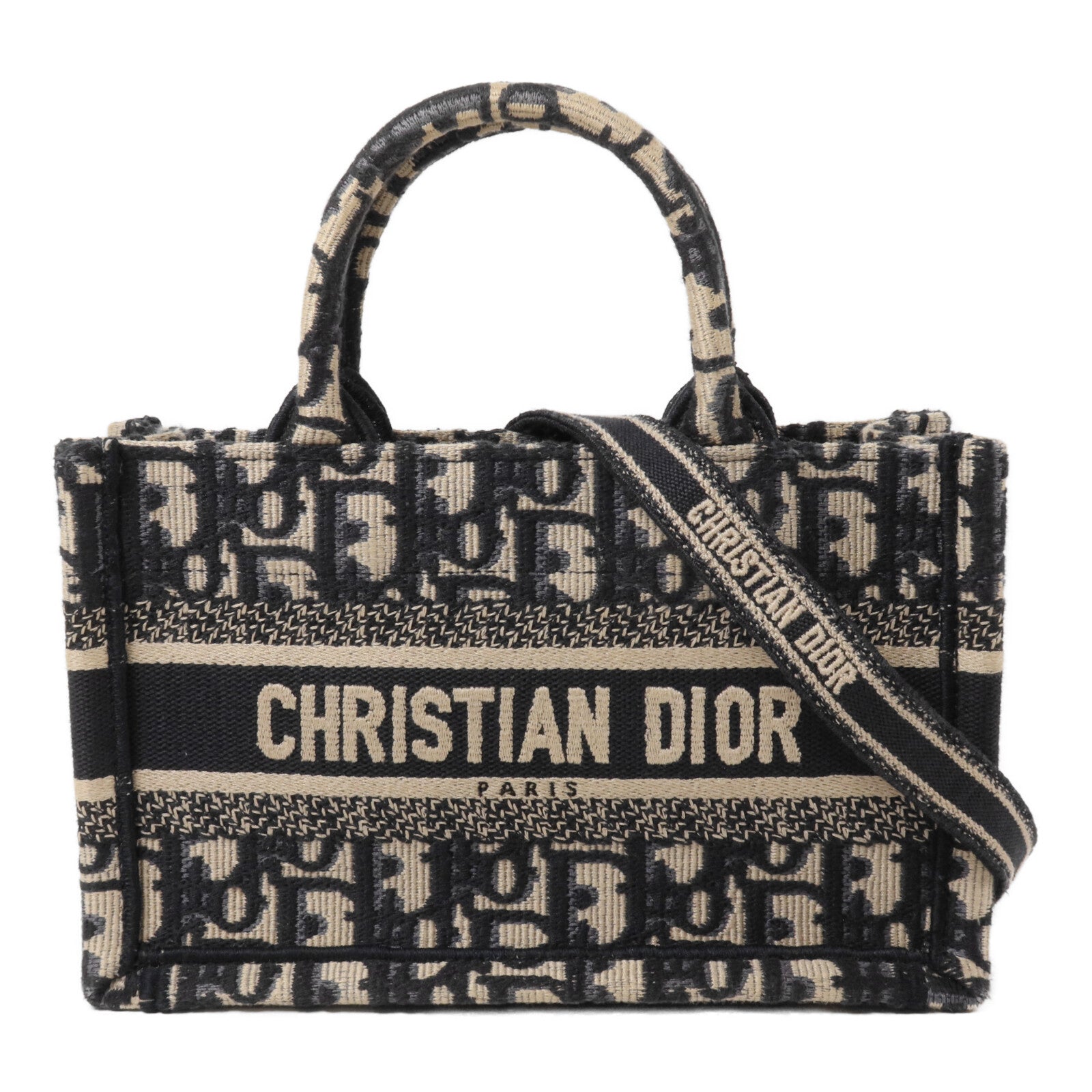 Dior 帆布Book Tote Mini手挽肩背兩用袋
