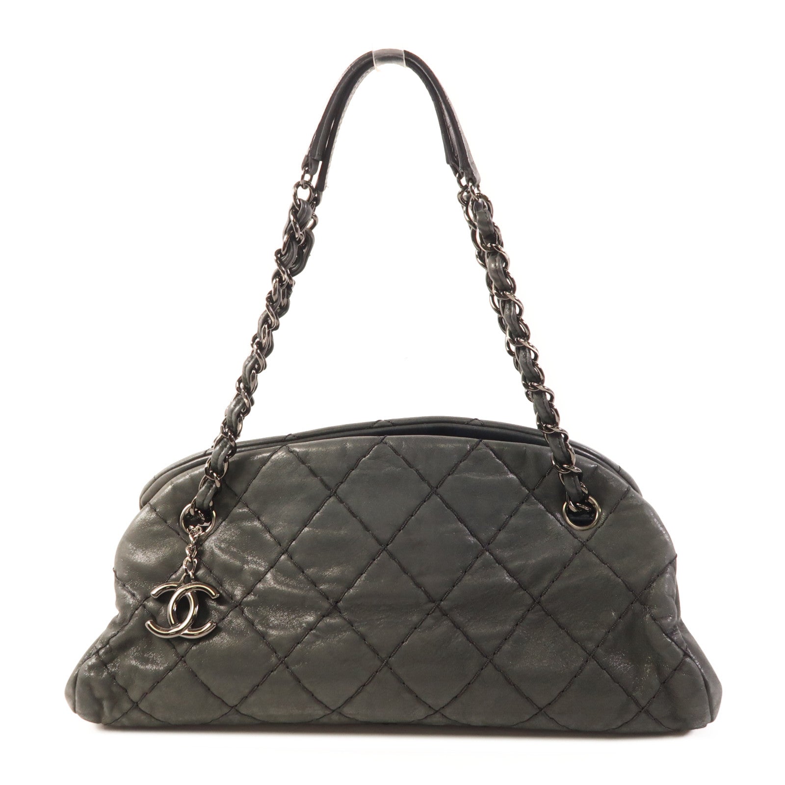 CHANEL 牛皮皮革Shoulder Bag鏈帶肩背袋