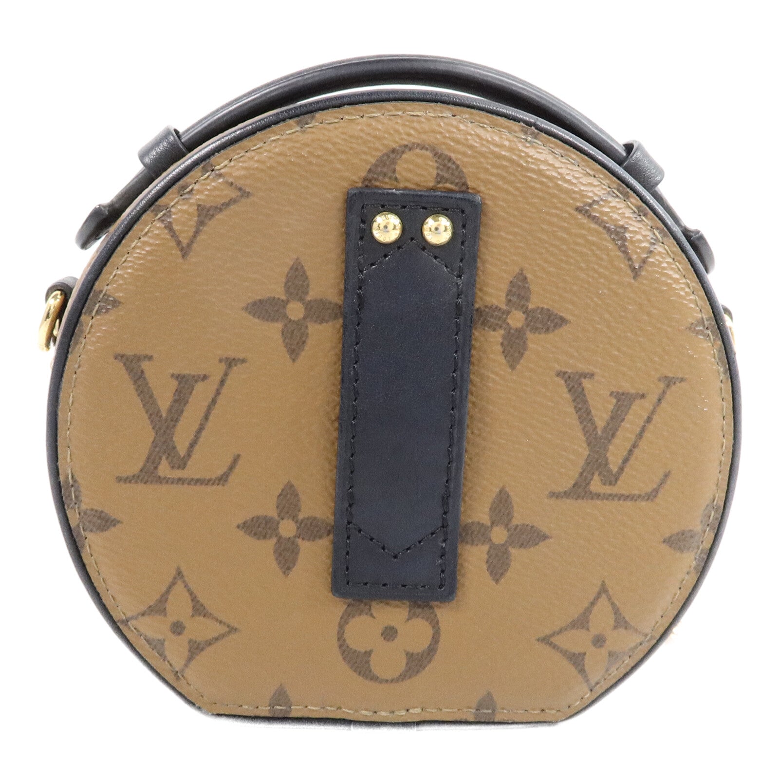 LOUIS VUITTON Monogram Reverse Mini Boite Chapeau手挽肩背兩用袋