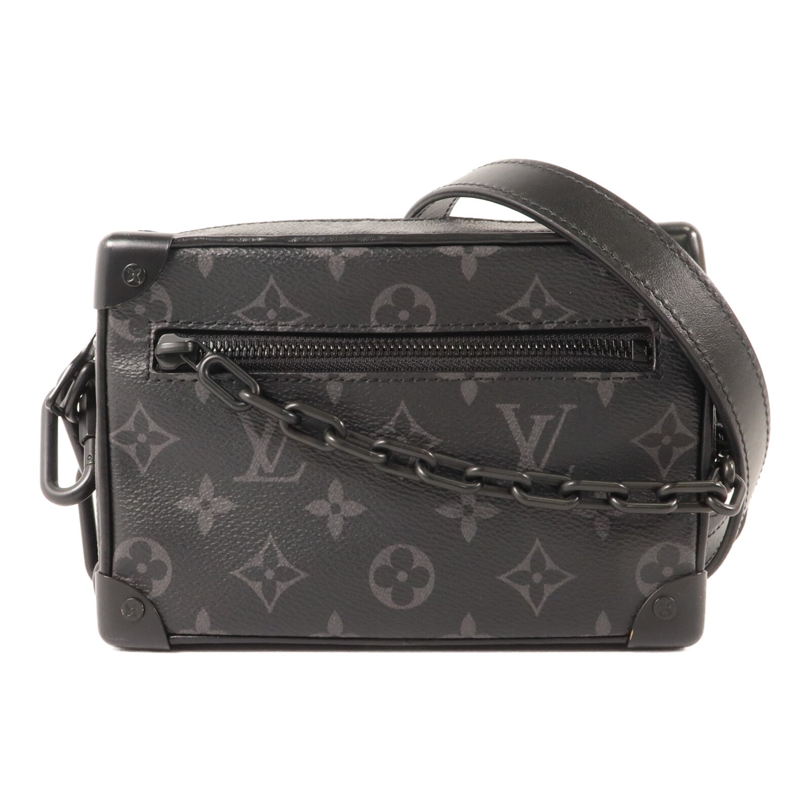 LOUIS VUITTON Monogram Eclipse Mini Soft Trunk肩背袋