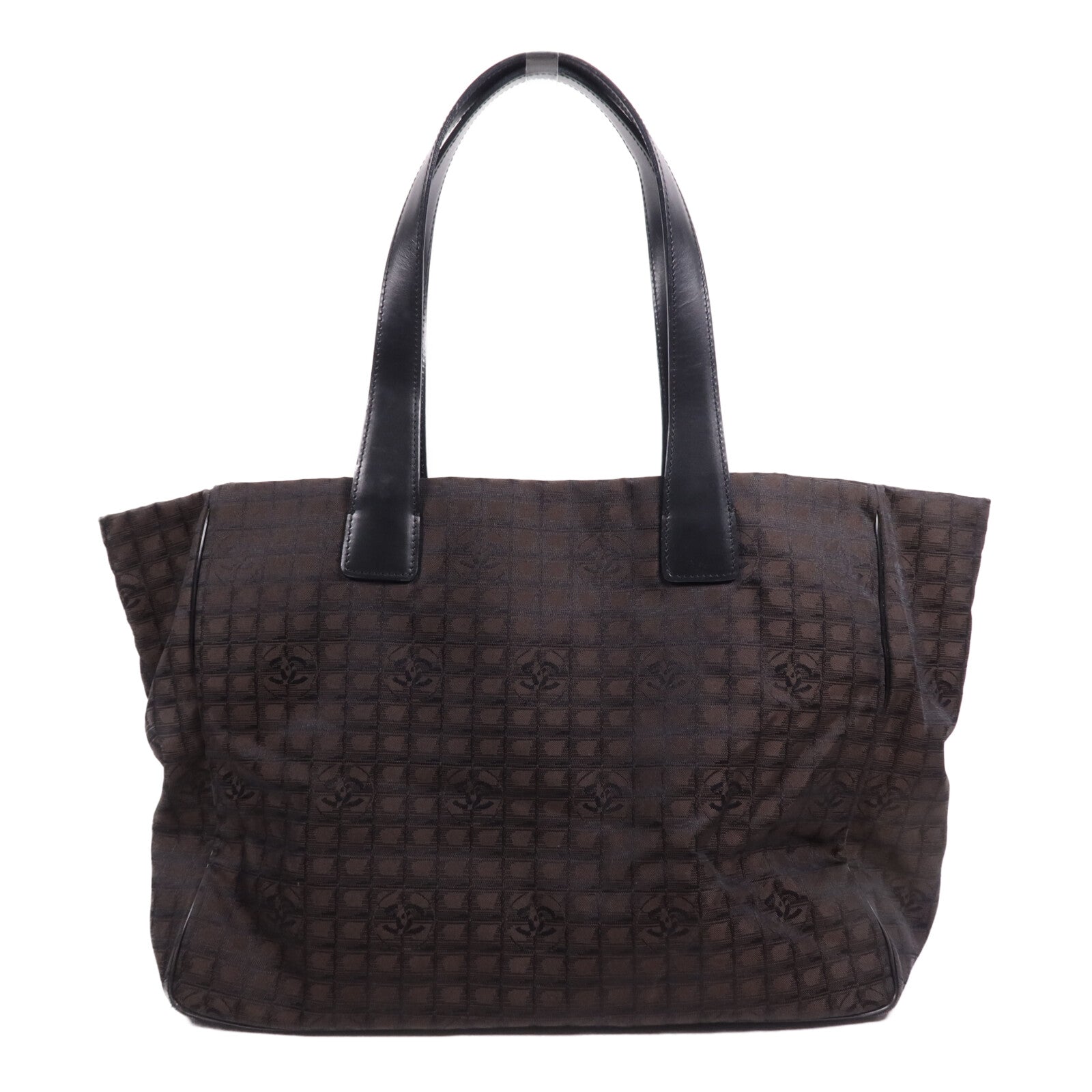 CHANEL 尼龍New Travel Line Tote Bag銀扣手挽袋