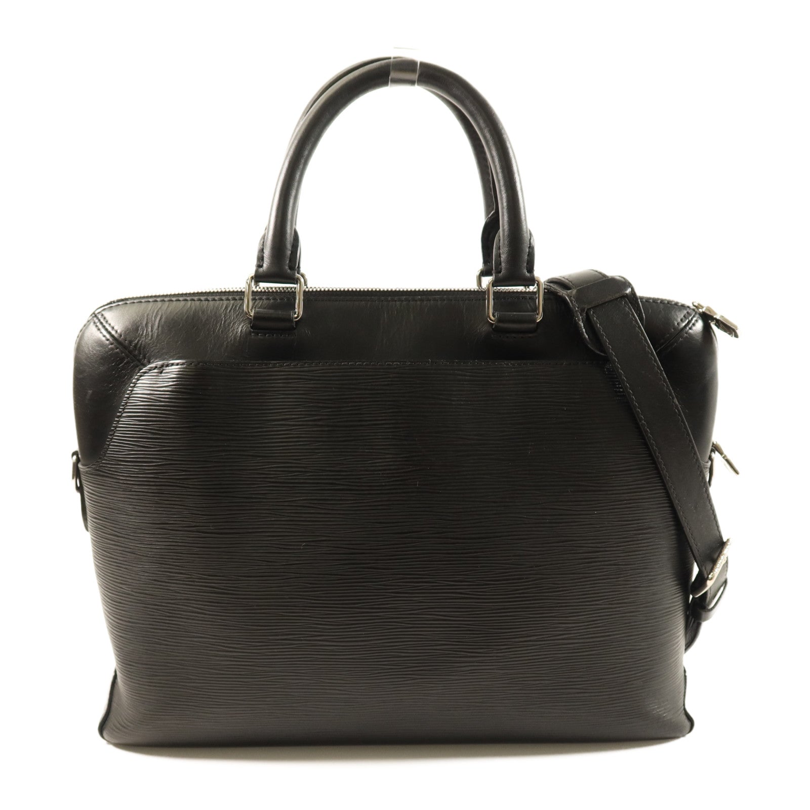LOUIS VUITTON 【激減優惠】Epi Oliver briefcase銀扣手挽肩背兩用袋