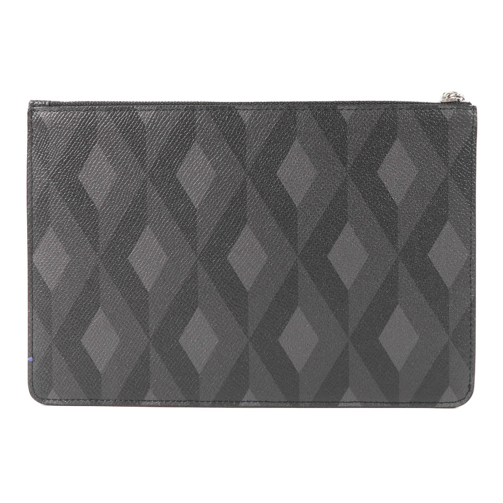 Dunhill 皮革Pouch銀扣手拿包