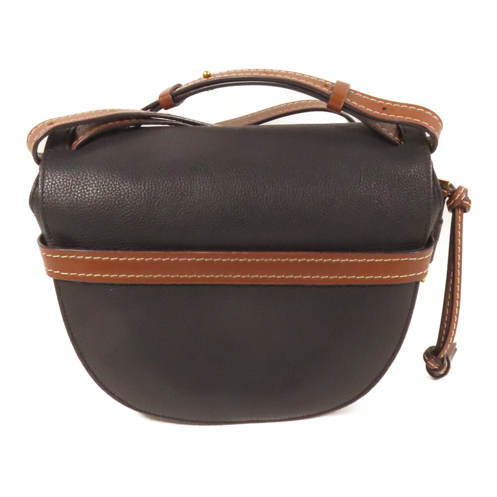 LOEWE 牛皮皮革Gate金扣肩背袋