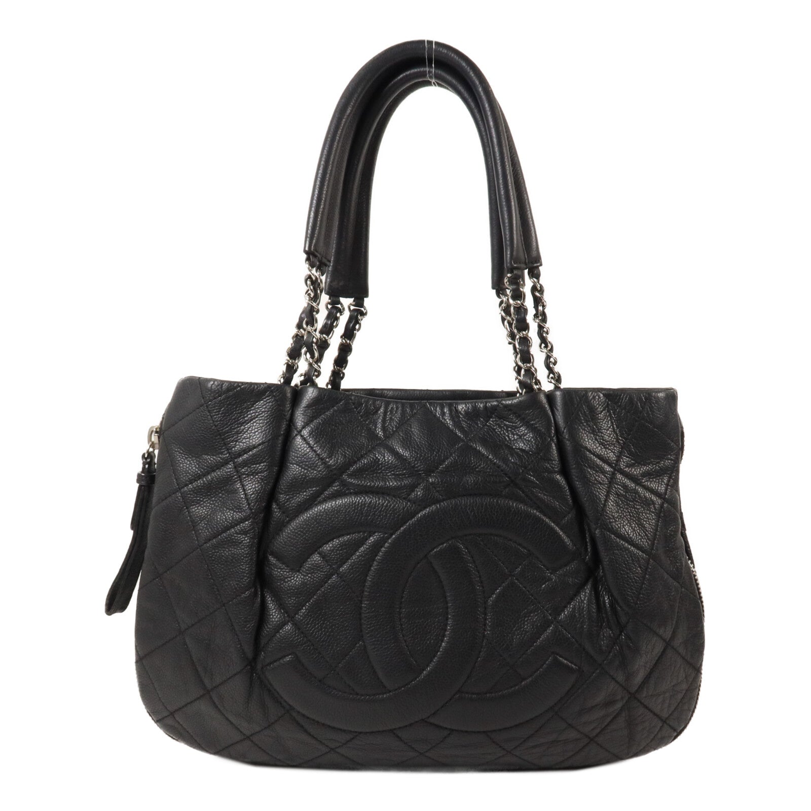 CHANEL 牛皮皮革Chain Shoulder鏈帶肩背袋