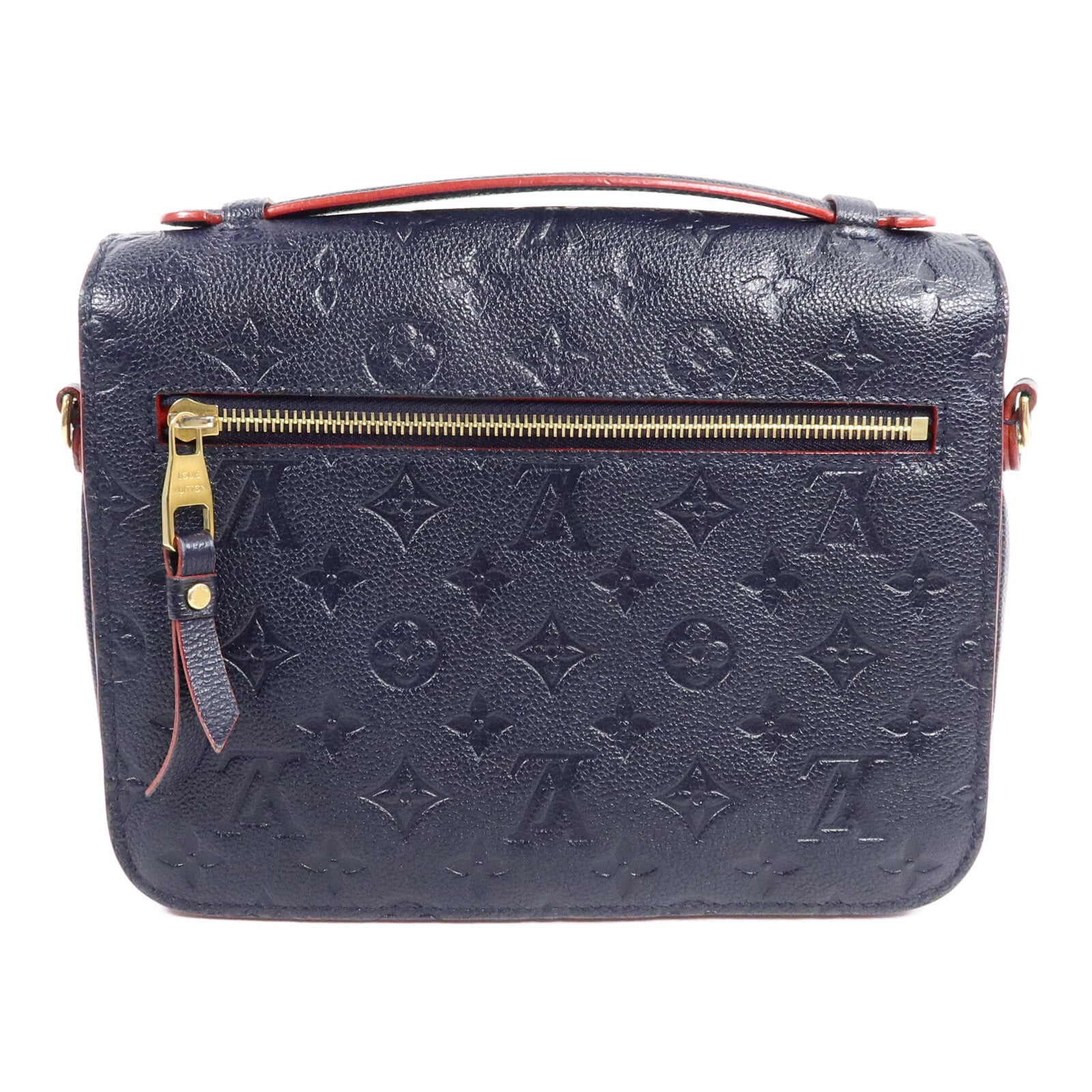 LOUIS VUITTON Monogram Empreinte Pochette Metis金扣手挽肩背兩用袋