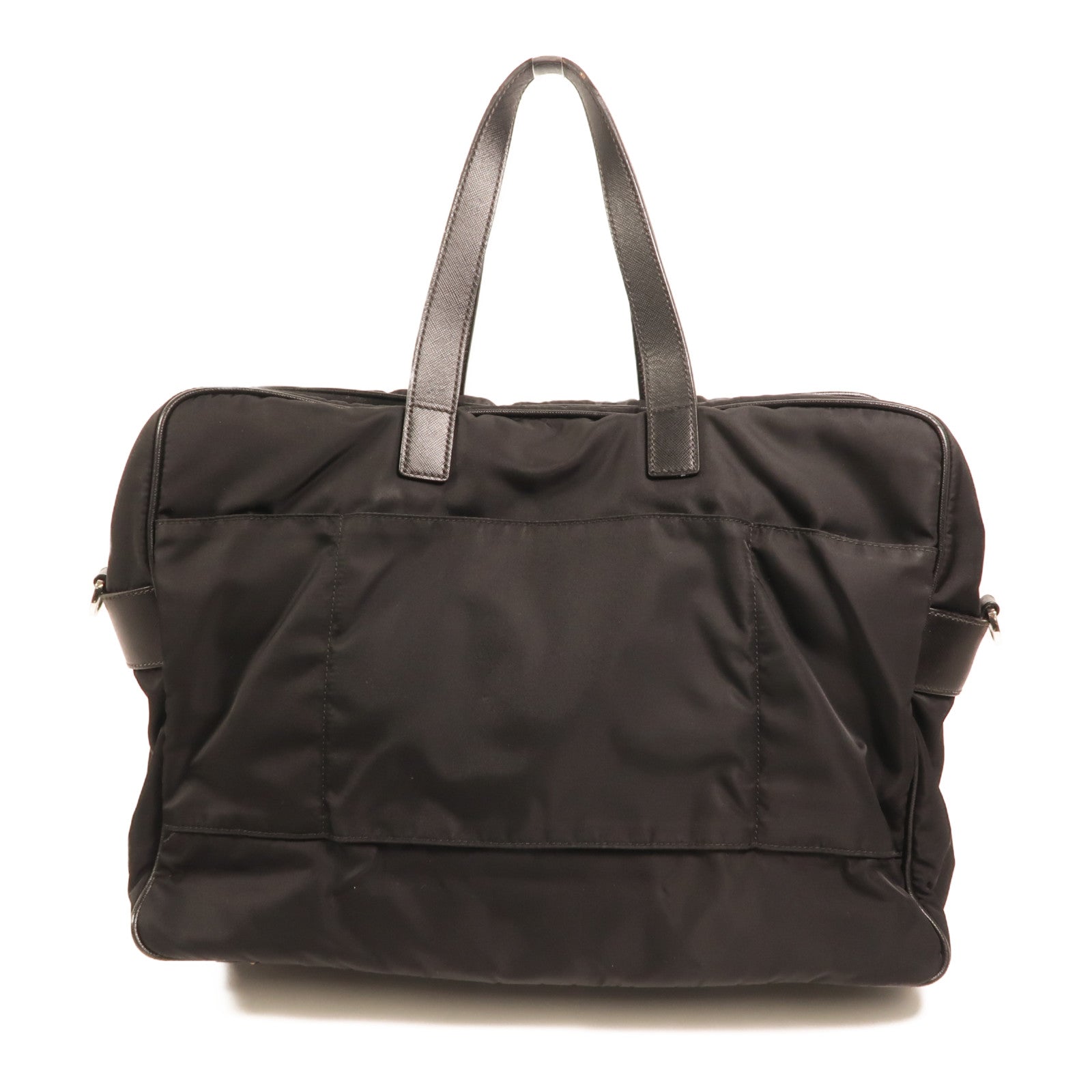 PRADA 尼龍Shoulder Bag銀扣手挽肩背兩用袋