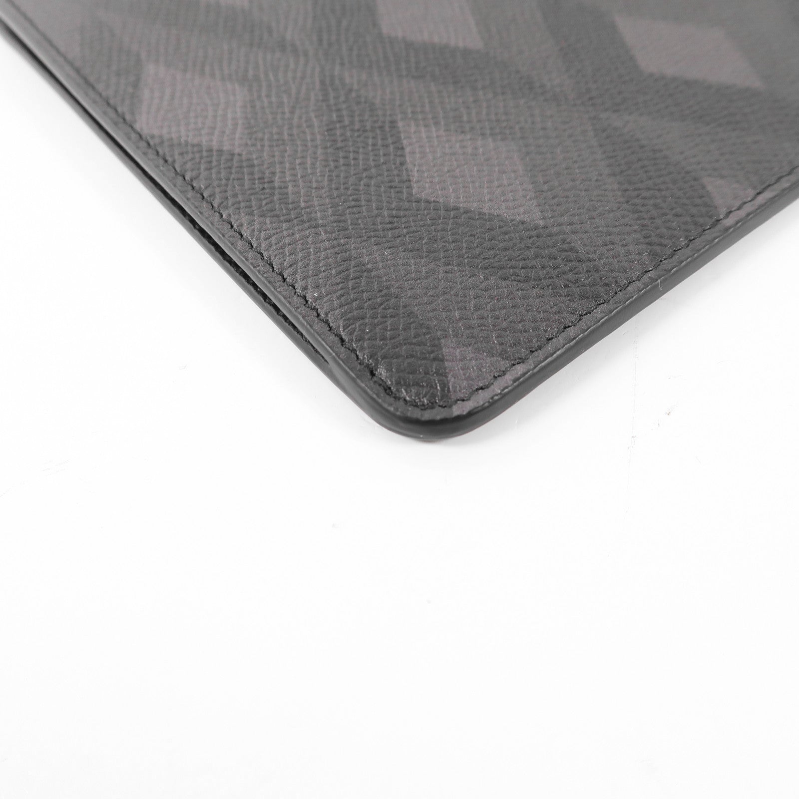 Dunhill 皮革Pouch銀扣手拿包