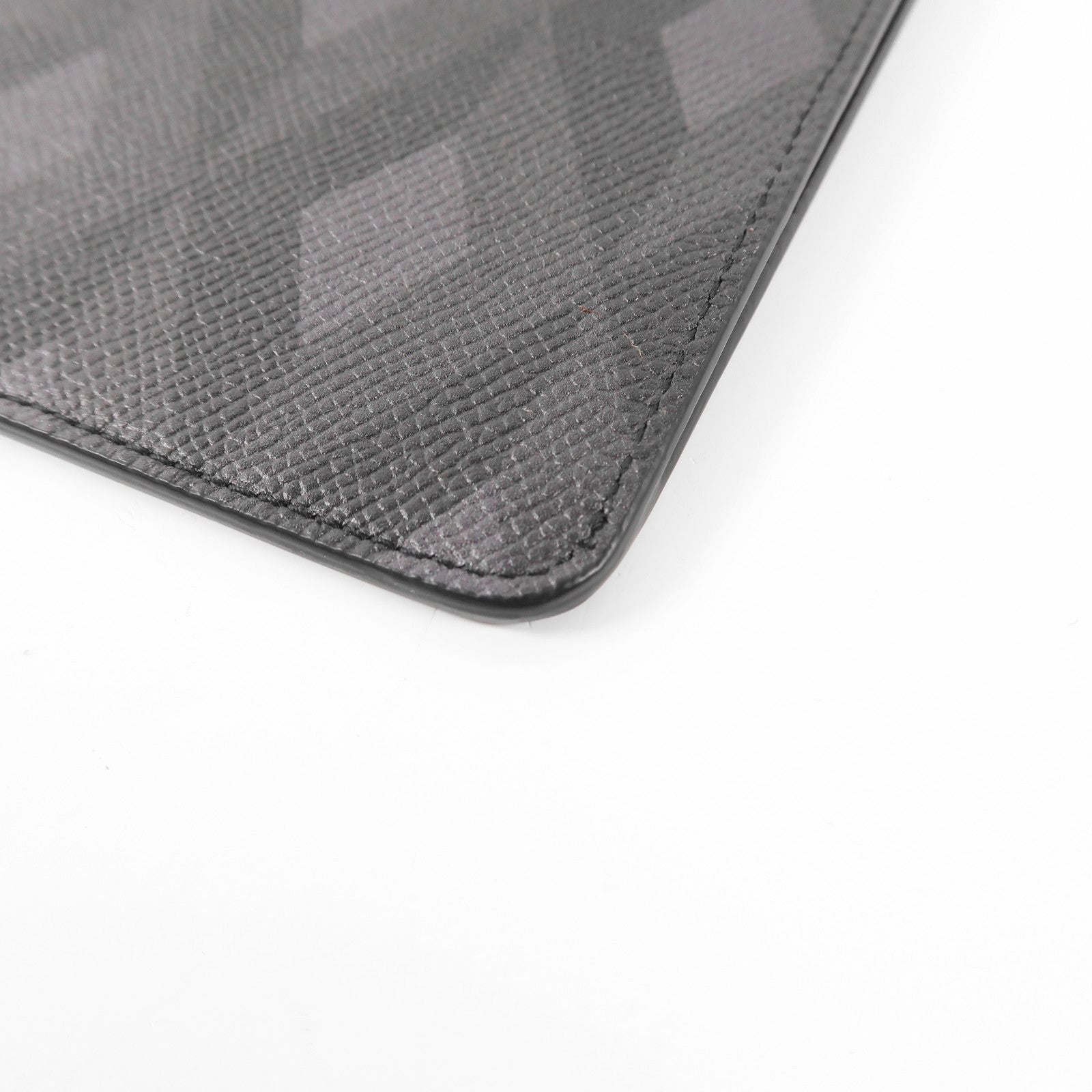 Dunhill 皮革Pouch銀扣手拿包