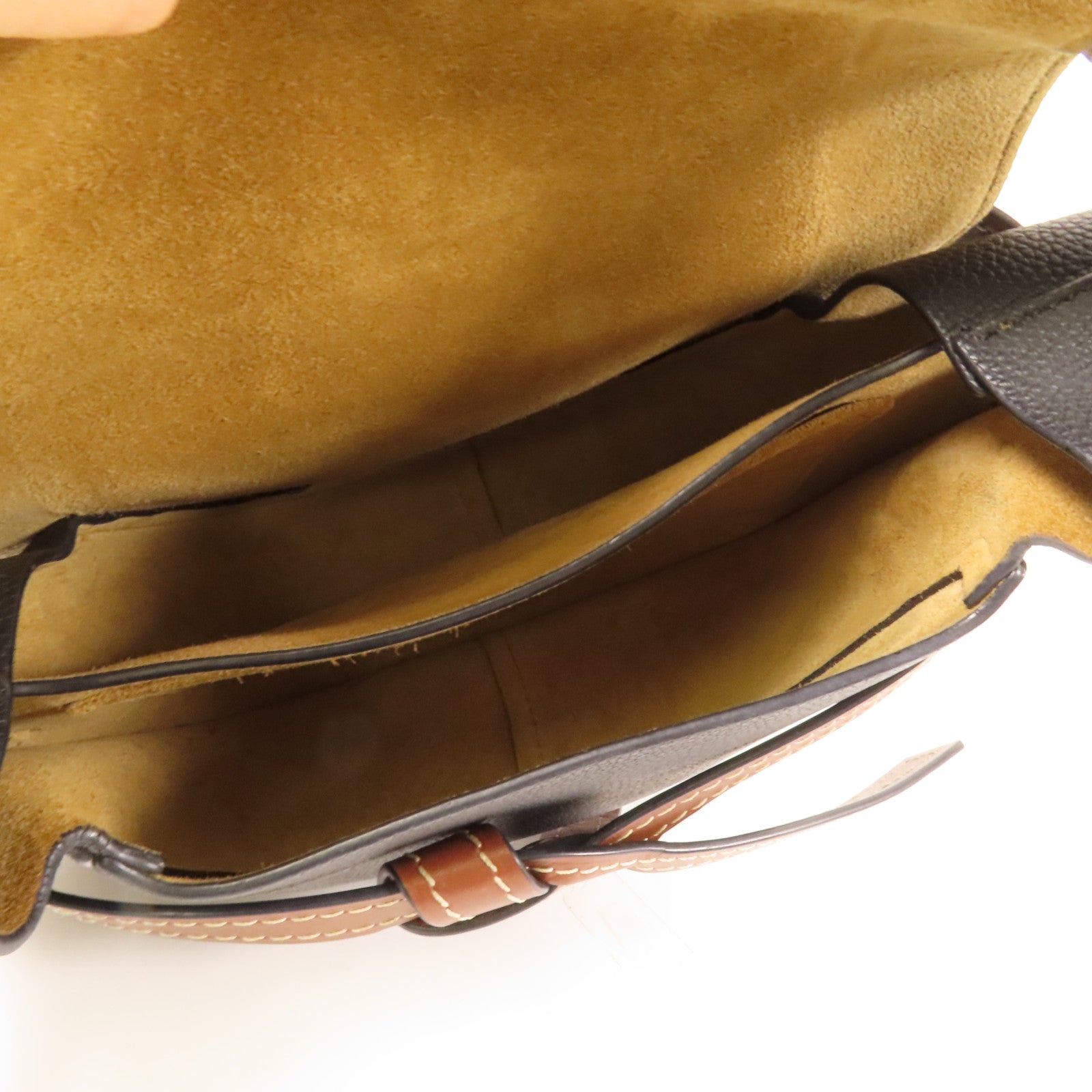 LOEWE 牛皮皮革Gate金扣肩背袋