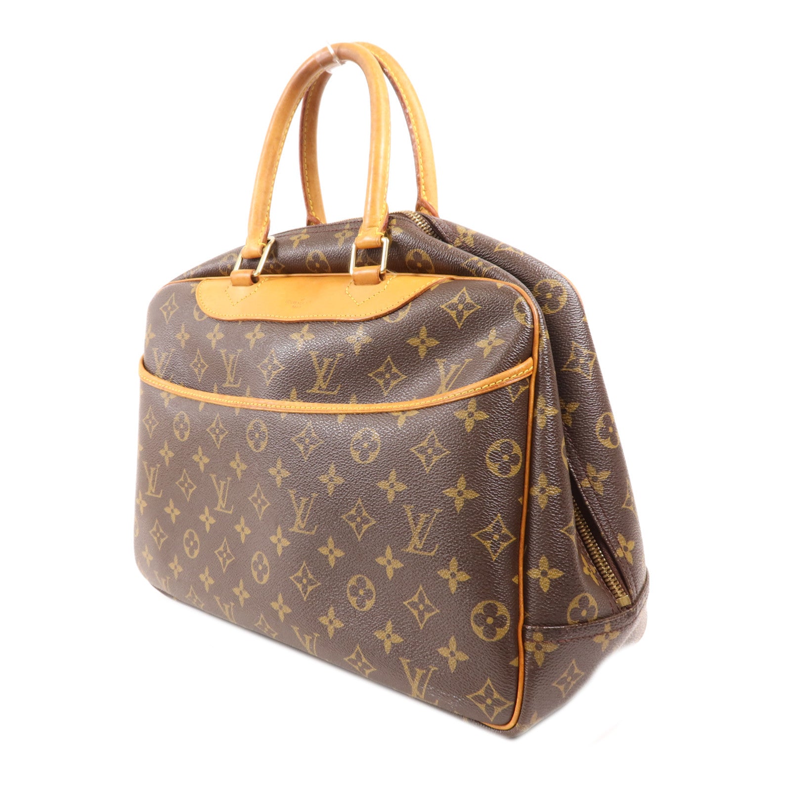 LOUIS VUITTON Monogram Deauville金扣手挽袋