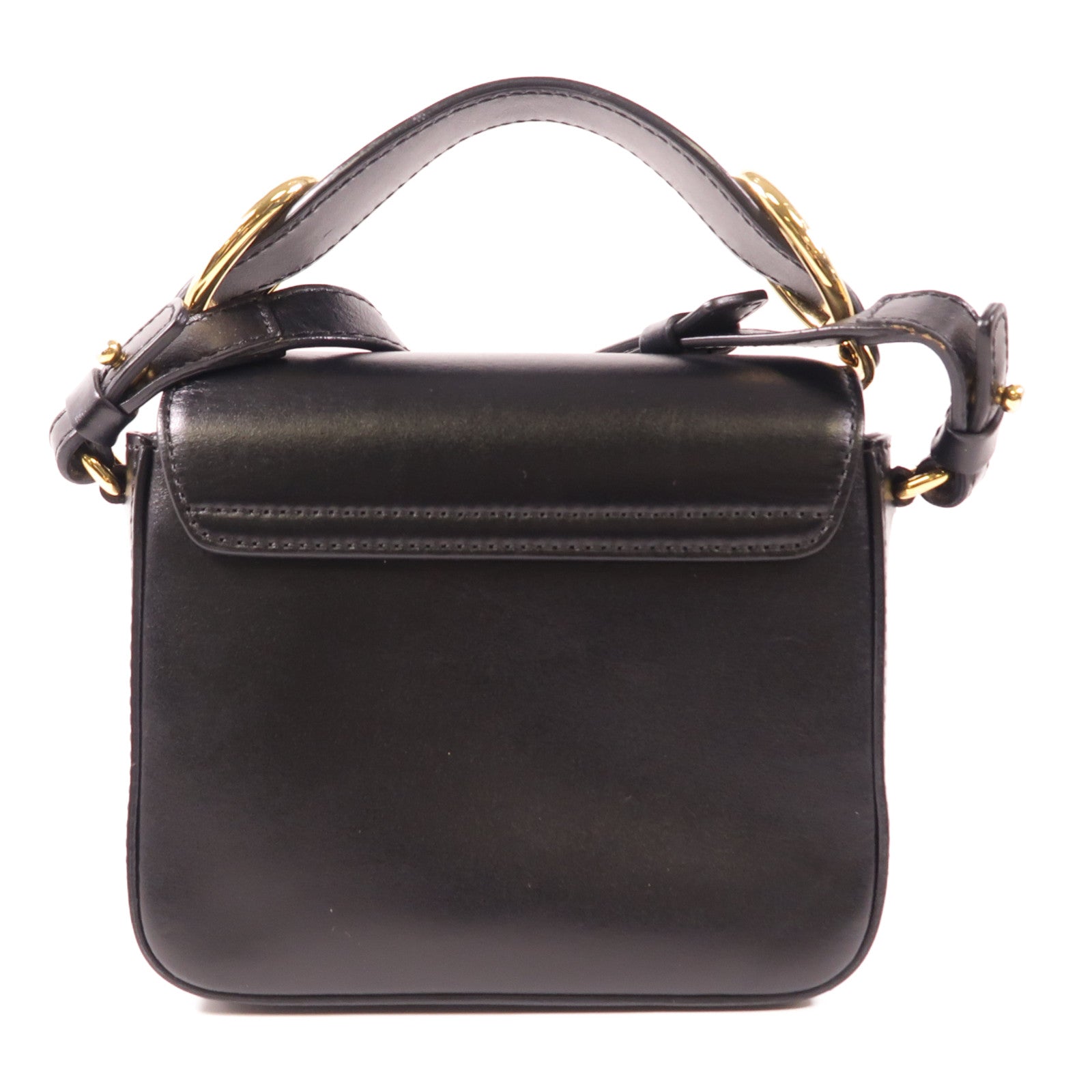 Chloe 牛皮皮革Shoulder Bag金扣手挽肩背兩用袋