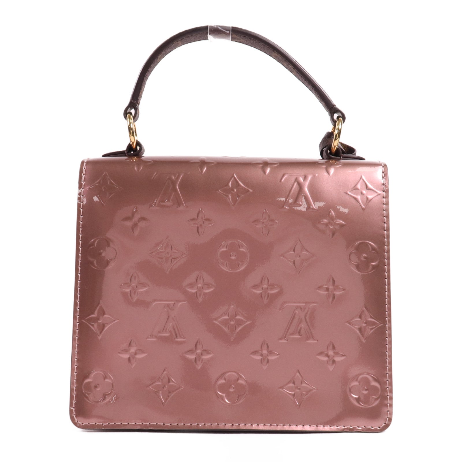 LOUIS VUITTON Vernis Spring Street PM金扣手挽肩背兩用袋