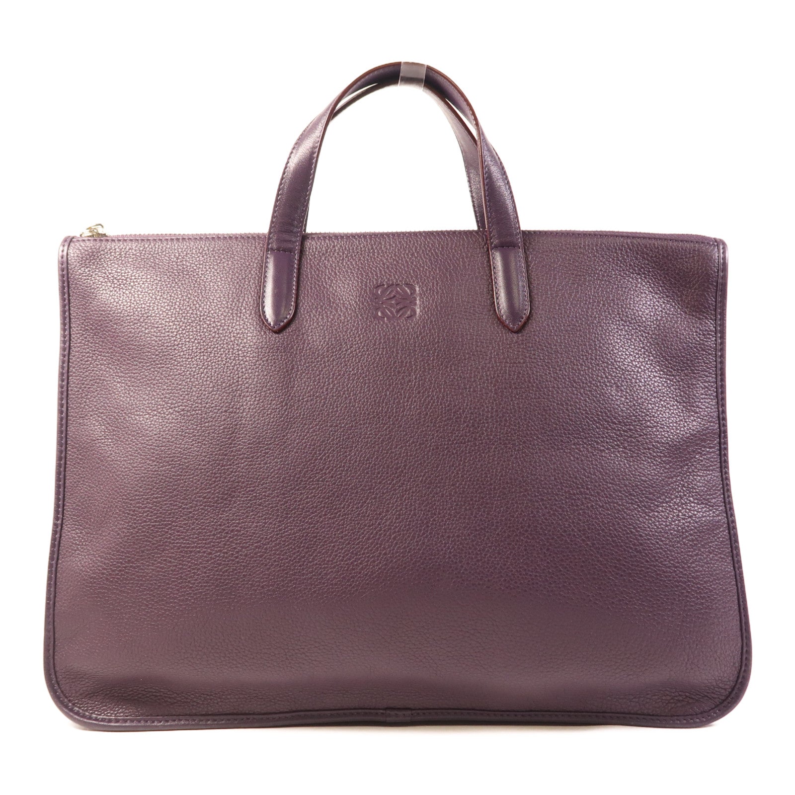 LOEWE 牛皮皮革Toledo銀扣手挽袋