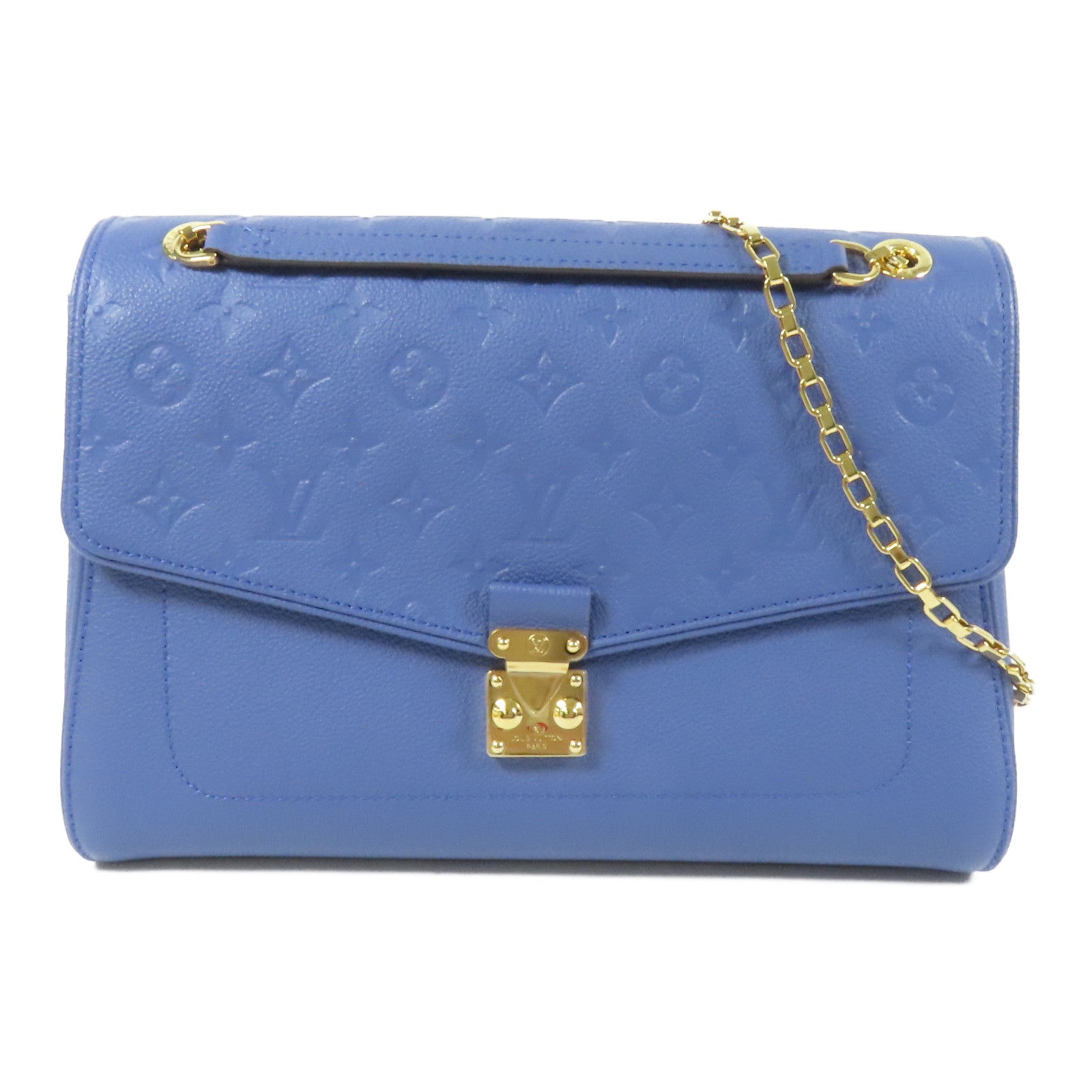 LOUIS VUITTON Monogram Empreinte Saint-Germain MM金扣肩背袋