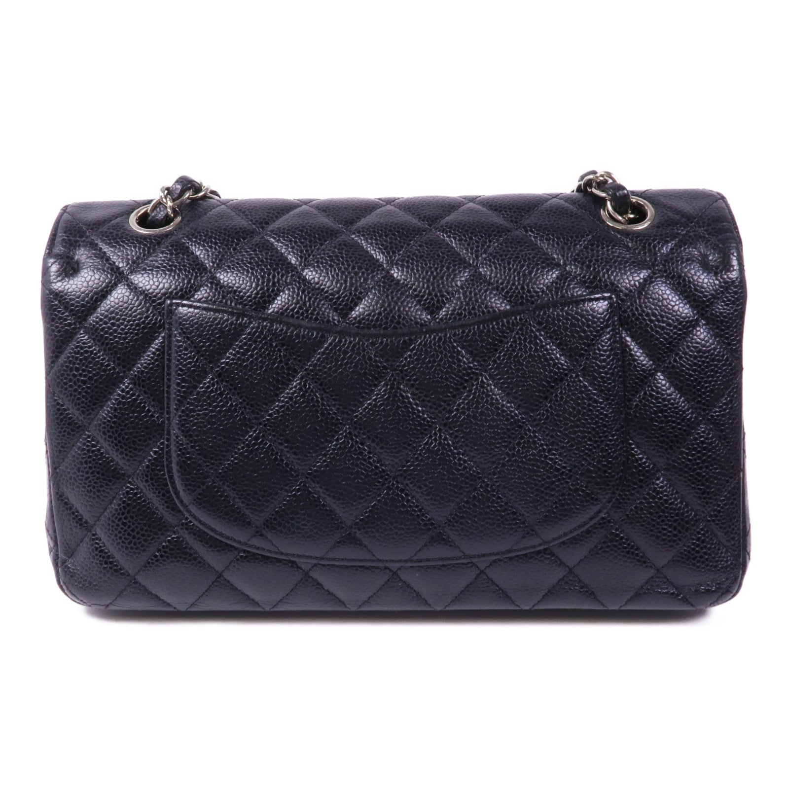 CHANEL 牛皮皮革Classic 25銀扣手挽肩背兩用袋