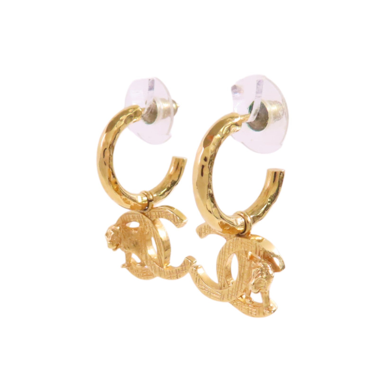 CHANEL CC GHW CC Earrings Metal