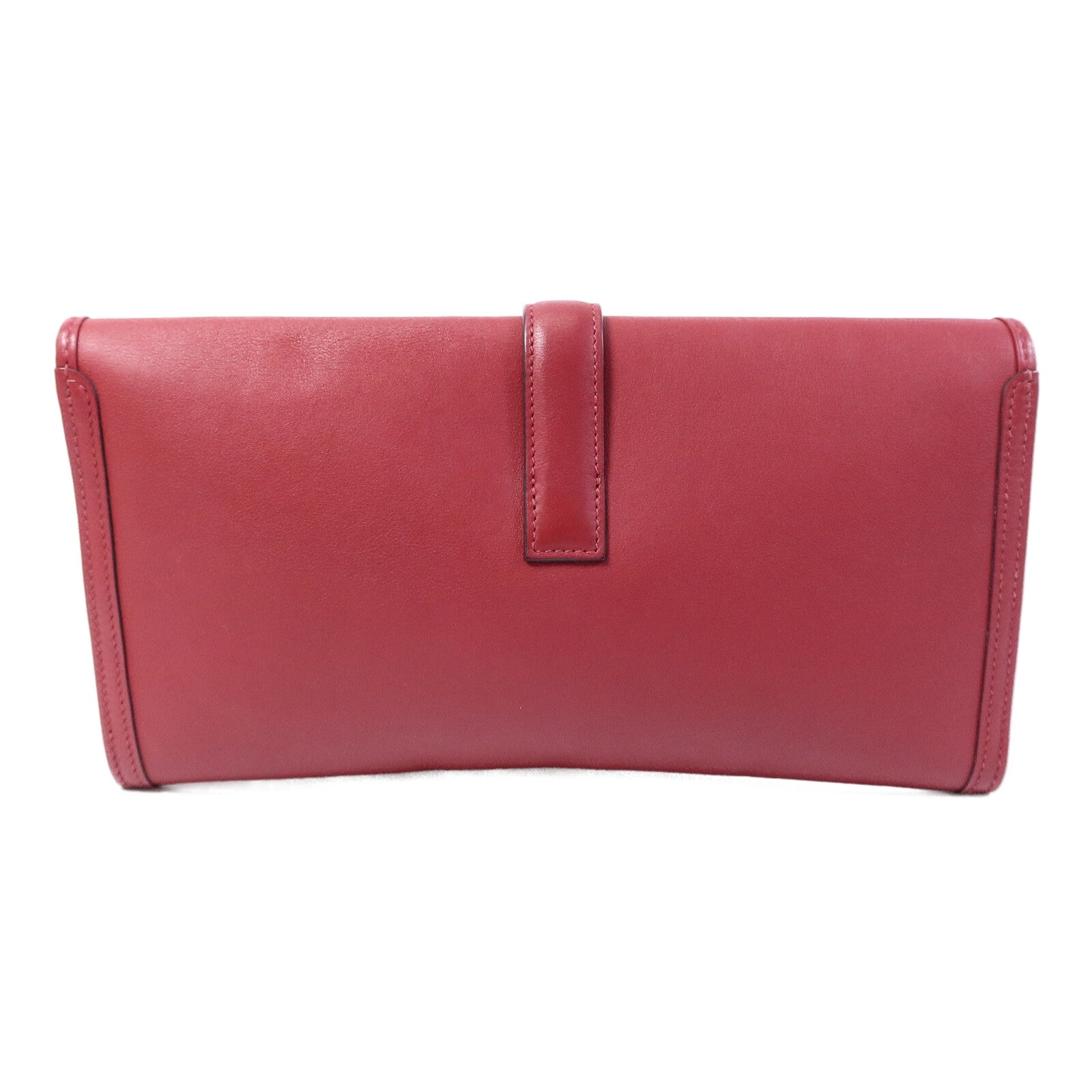 HERMES Swift皮革Jige Elan 29 Clutch手拿包Rouge Grenade