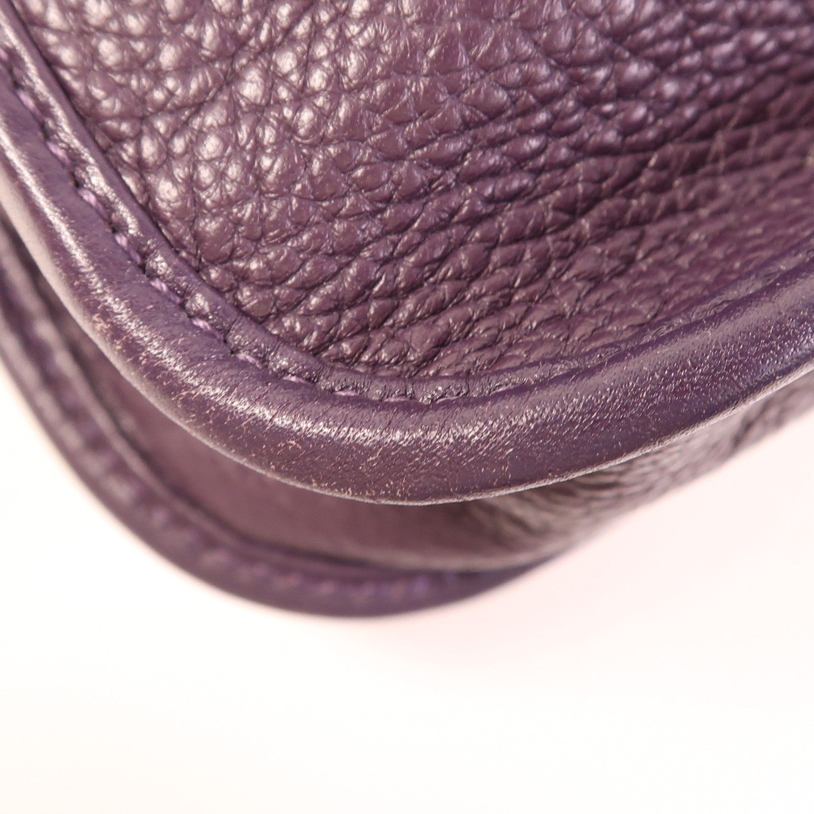 LOEWE 牛皮皮革Toledo銀扣手挽袋