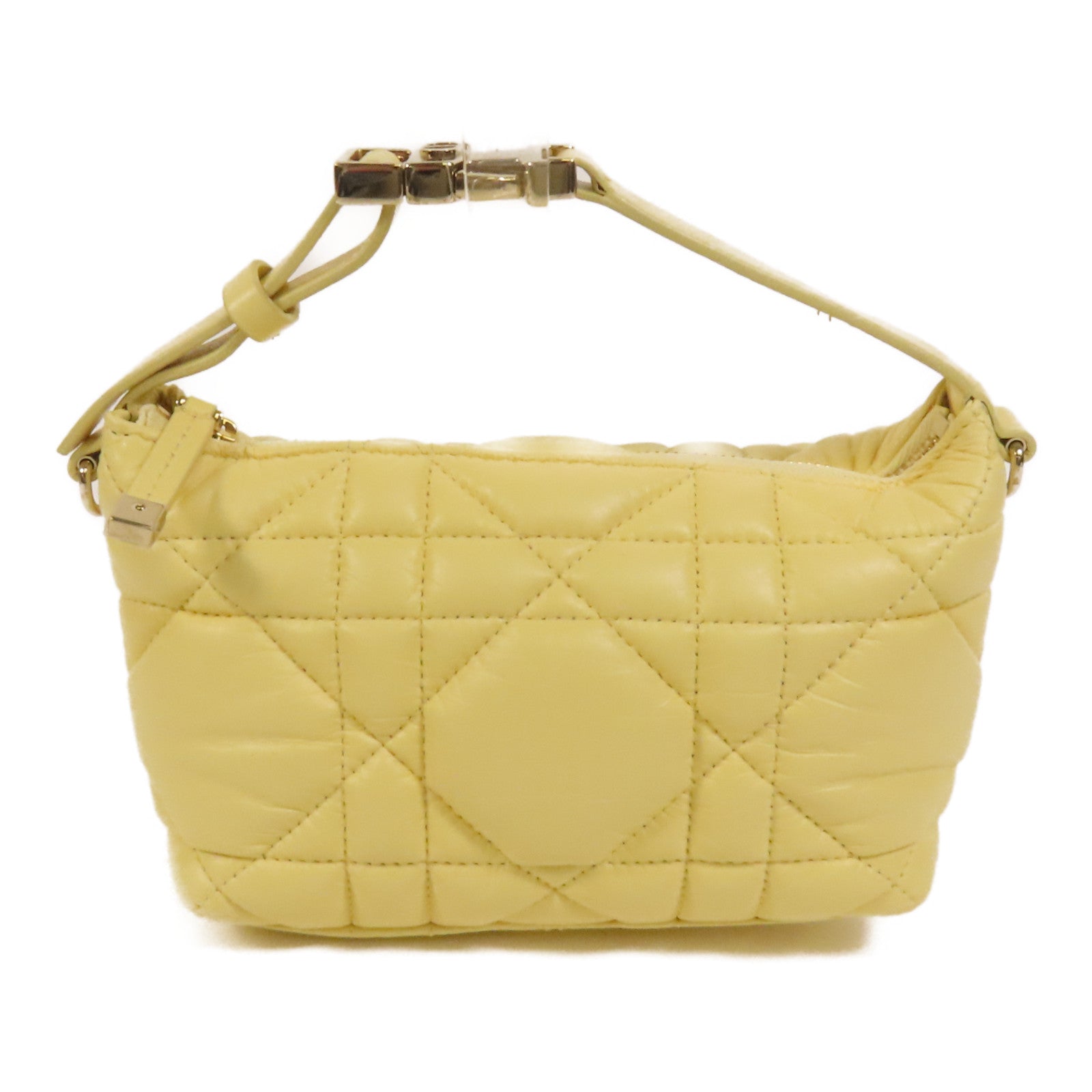 Dior 牛皮皮革Travel Nomad Pouch Small金扣手挽袋