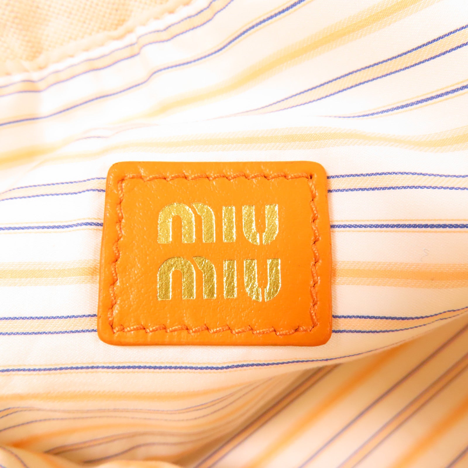 Miu Miu 帆布Drawstring Bag肩背袋