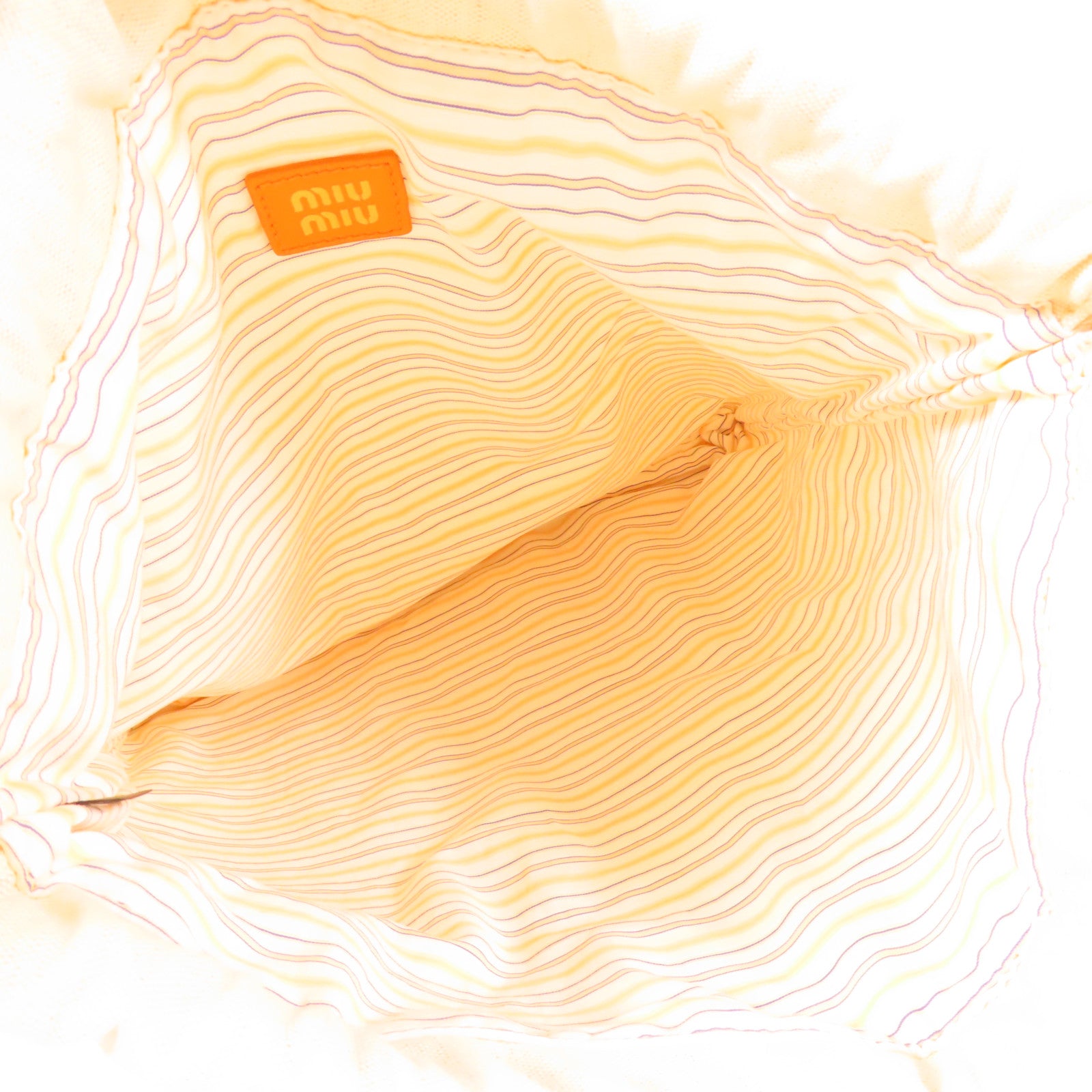 Miu Miu 帆布Drawstring Bag肩背袋