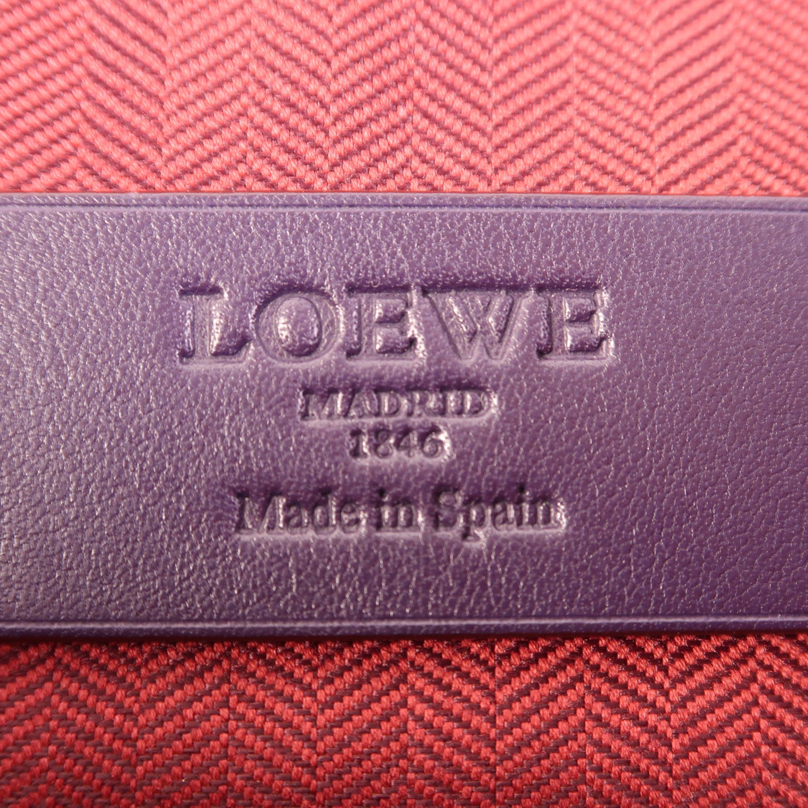 LOEWE 牛皮皮革Toledo銀扣手挽袋