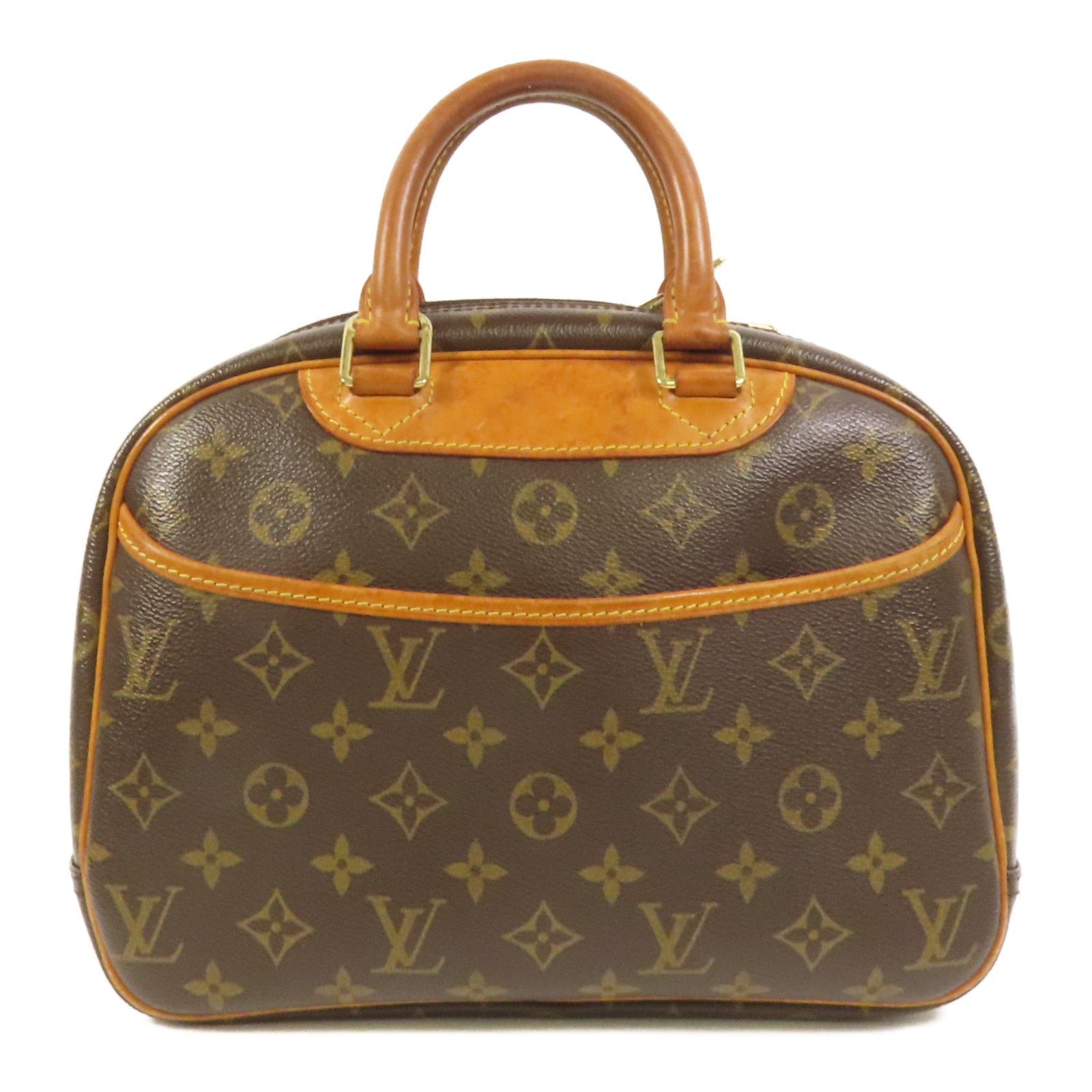 LOUIS VUITTON Monogram Deauville金扣手挽袋