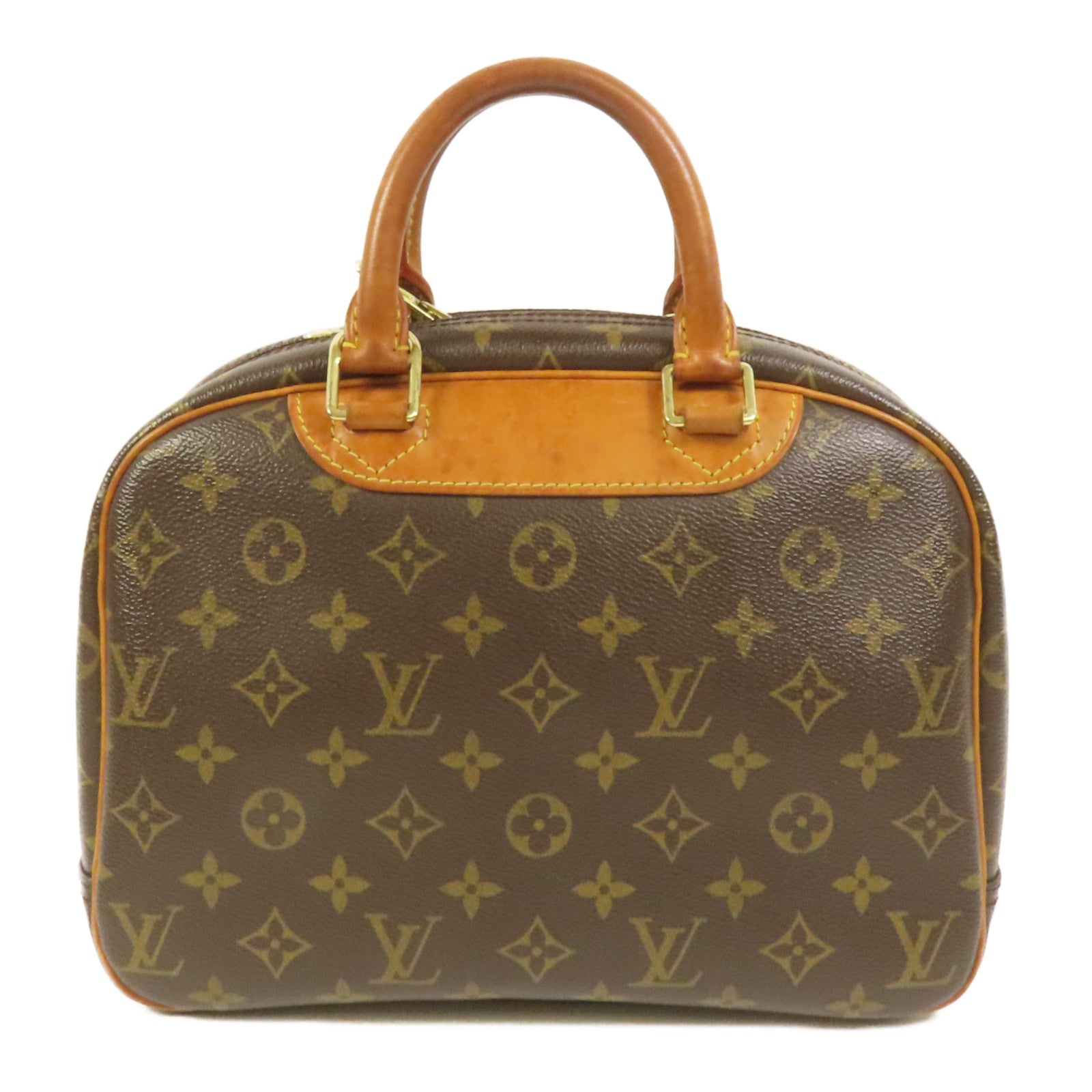 LOUIS VUITTON Monogram Deauville金扣手挽袋