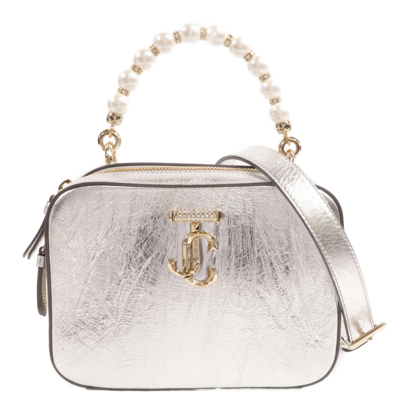 JIMMY CHOO 牛皮皮革Shoulder Bag肩背袋