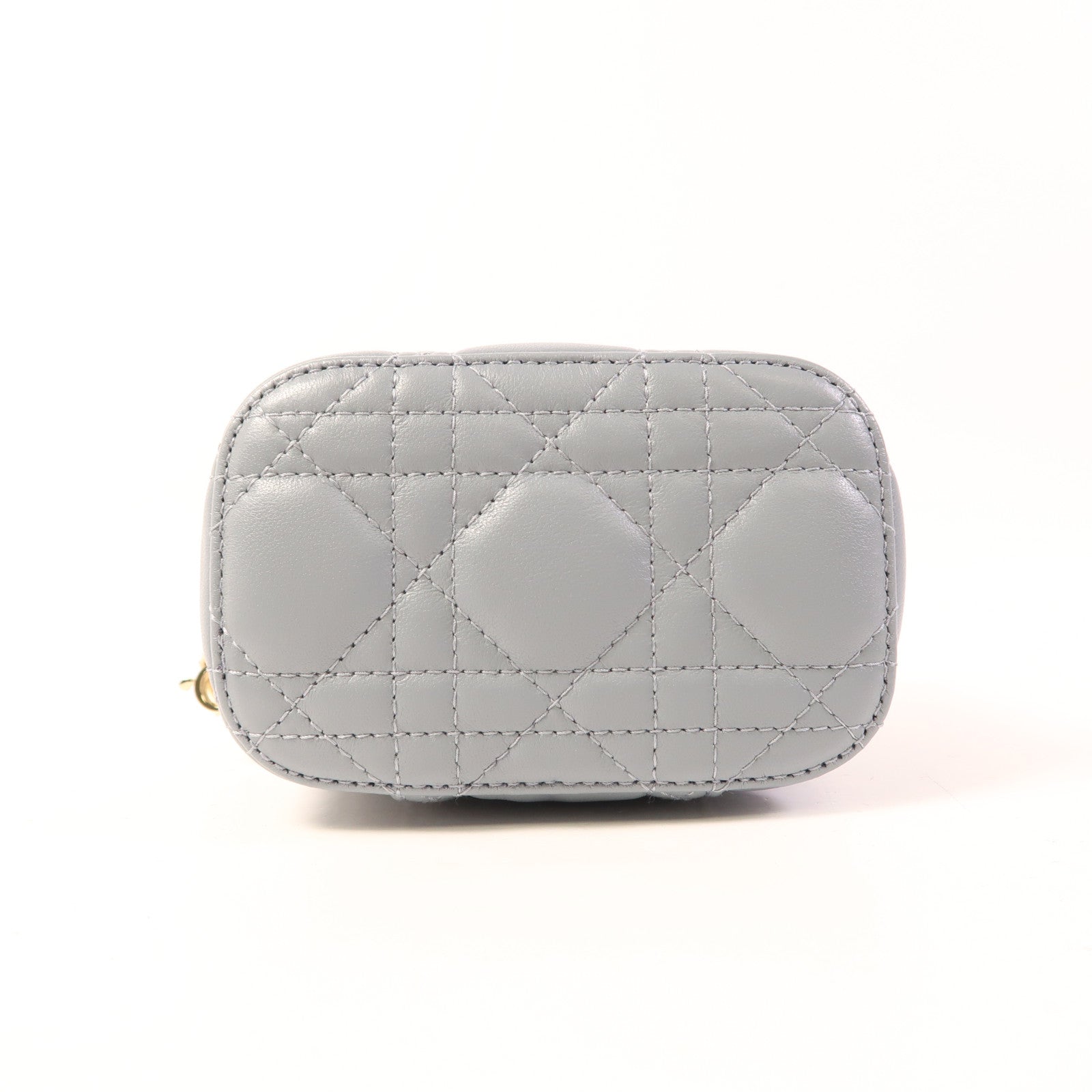 Dior 羊皮皮革Cannage Vanity金扣手挽肩背兩用袋