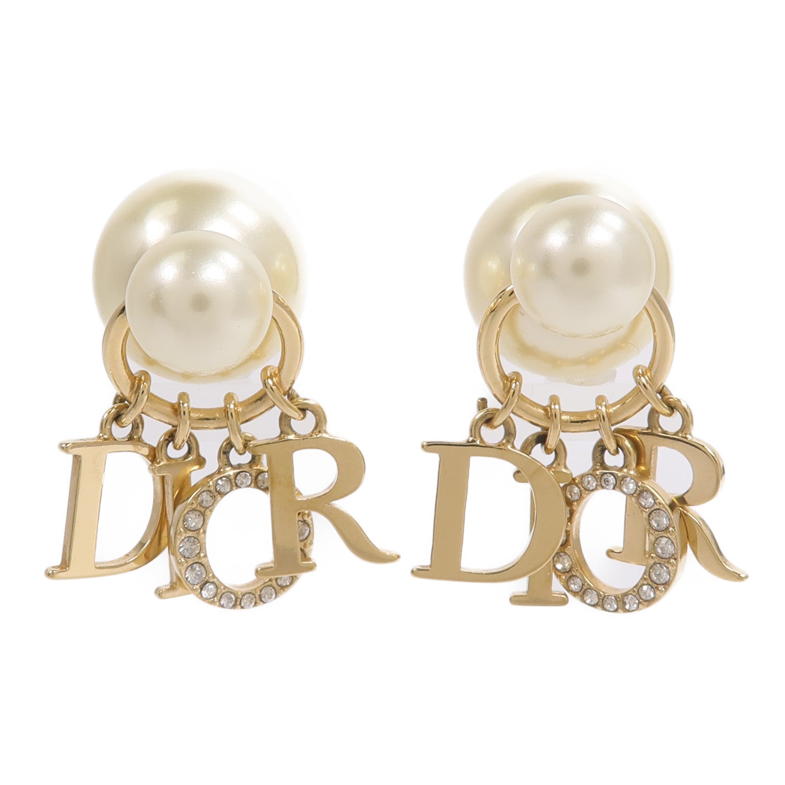 Dior 金屬/樹脂Tribales Earrings耳環